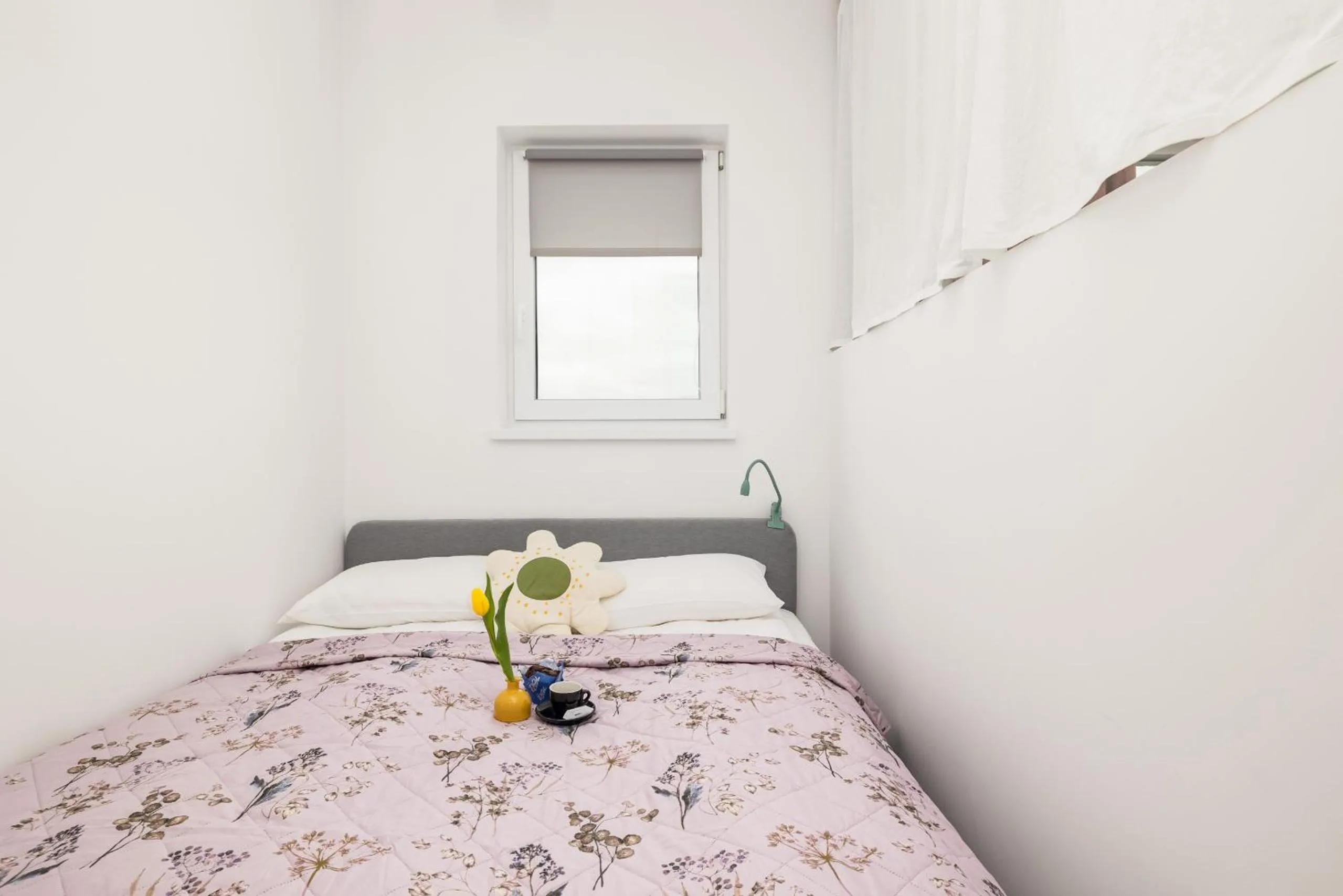 Bedroom, Bed in Szprotka Apartment with Air-Conditioning & Parking by Noclegi Renters