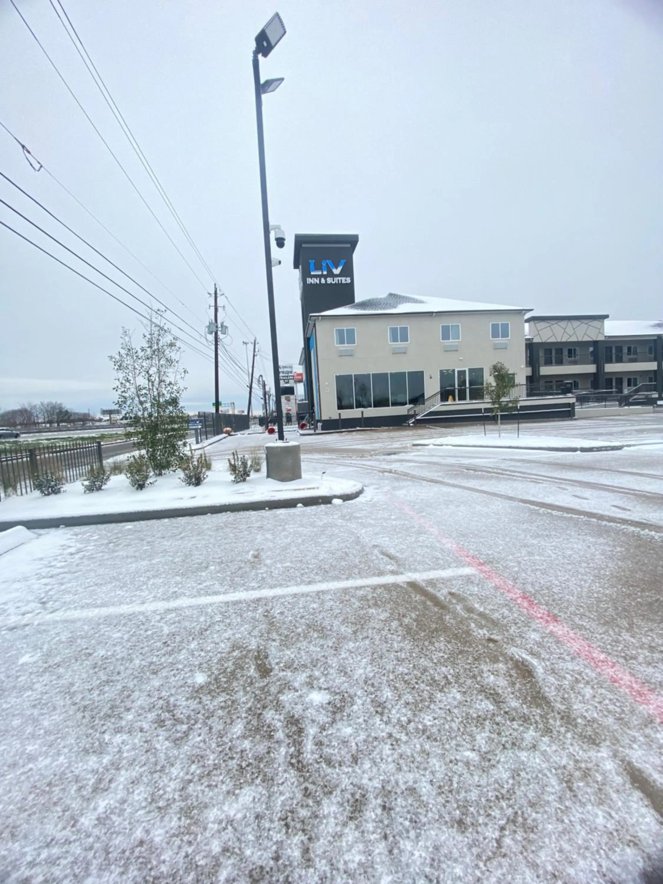 Property building in LiV Inn & Suites Houston
