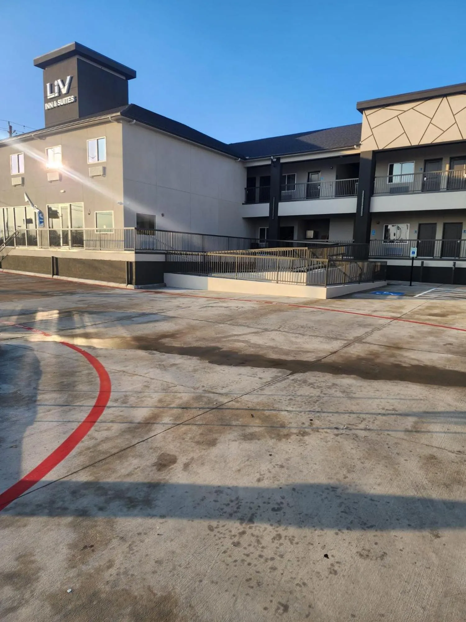 Property building in LiV Inn & Suites Houston