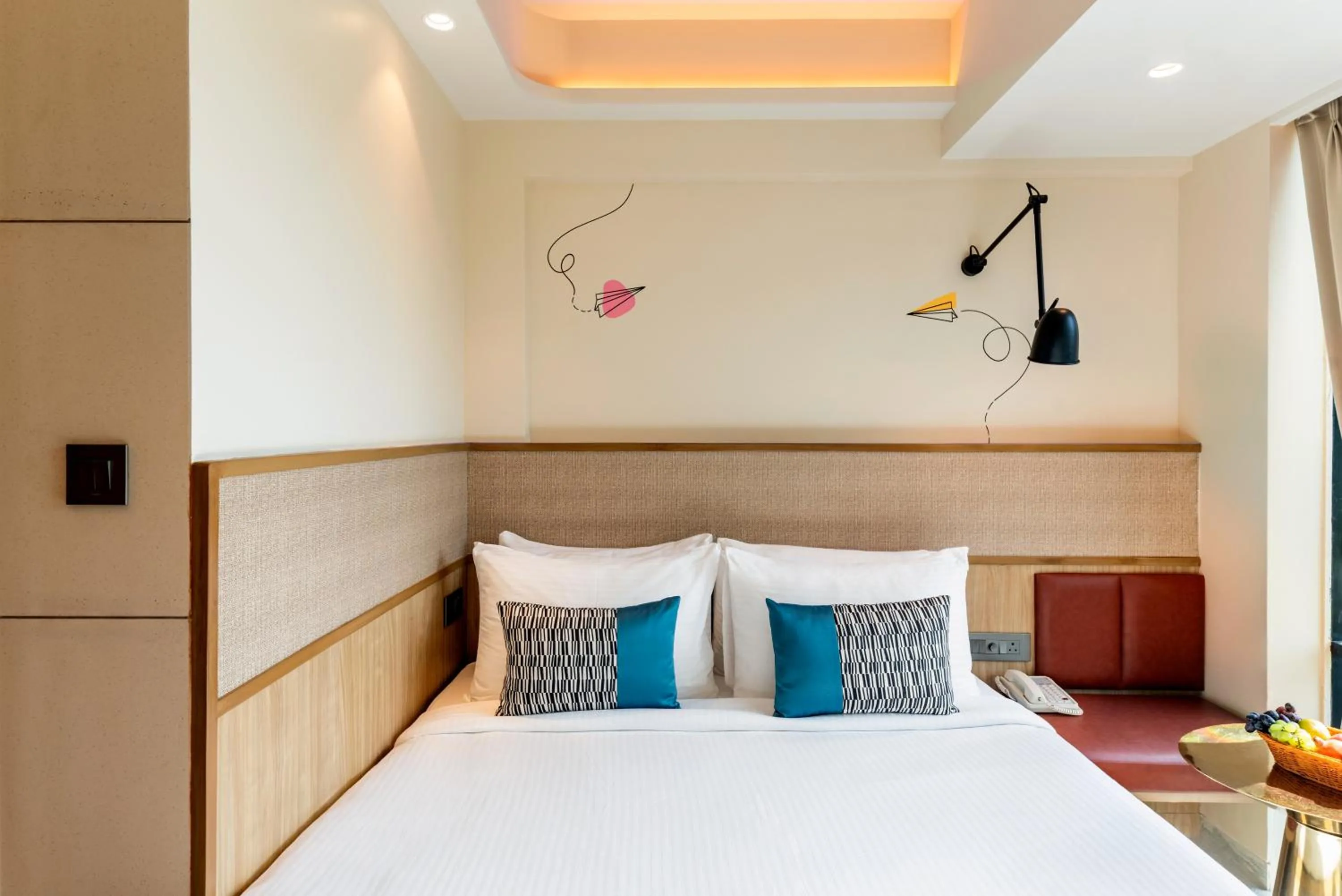 Bed in Indie Stays Mumbai International Airport