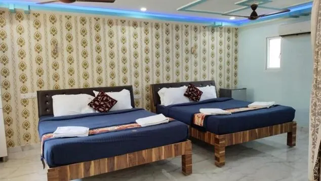 Bed in Thavika O Nila Resort & Convention Centre