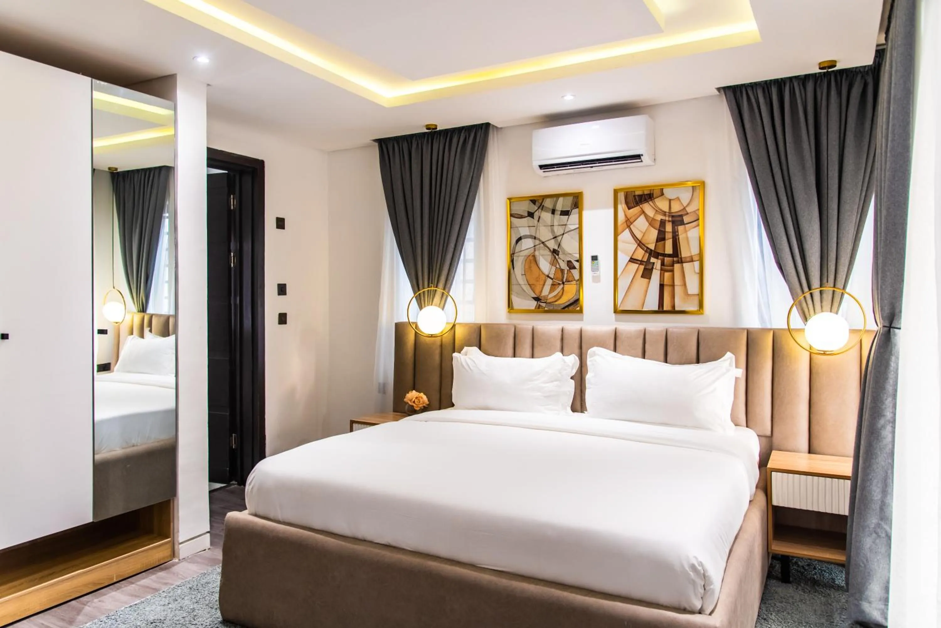 Bed in George Residence Lekki