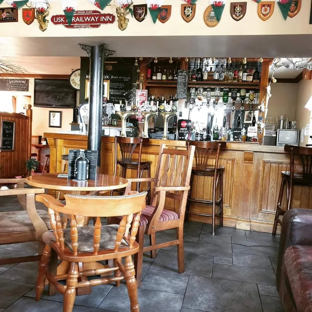 Lounge or bar in Usk And Railway Inn