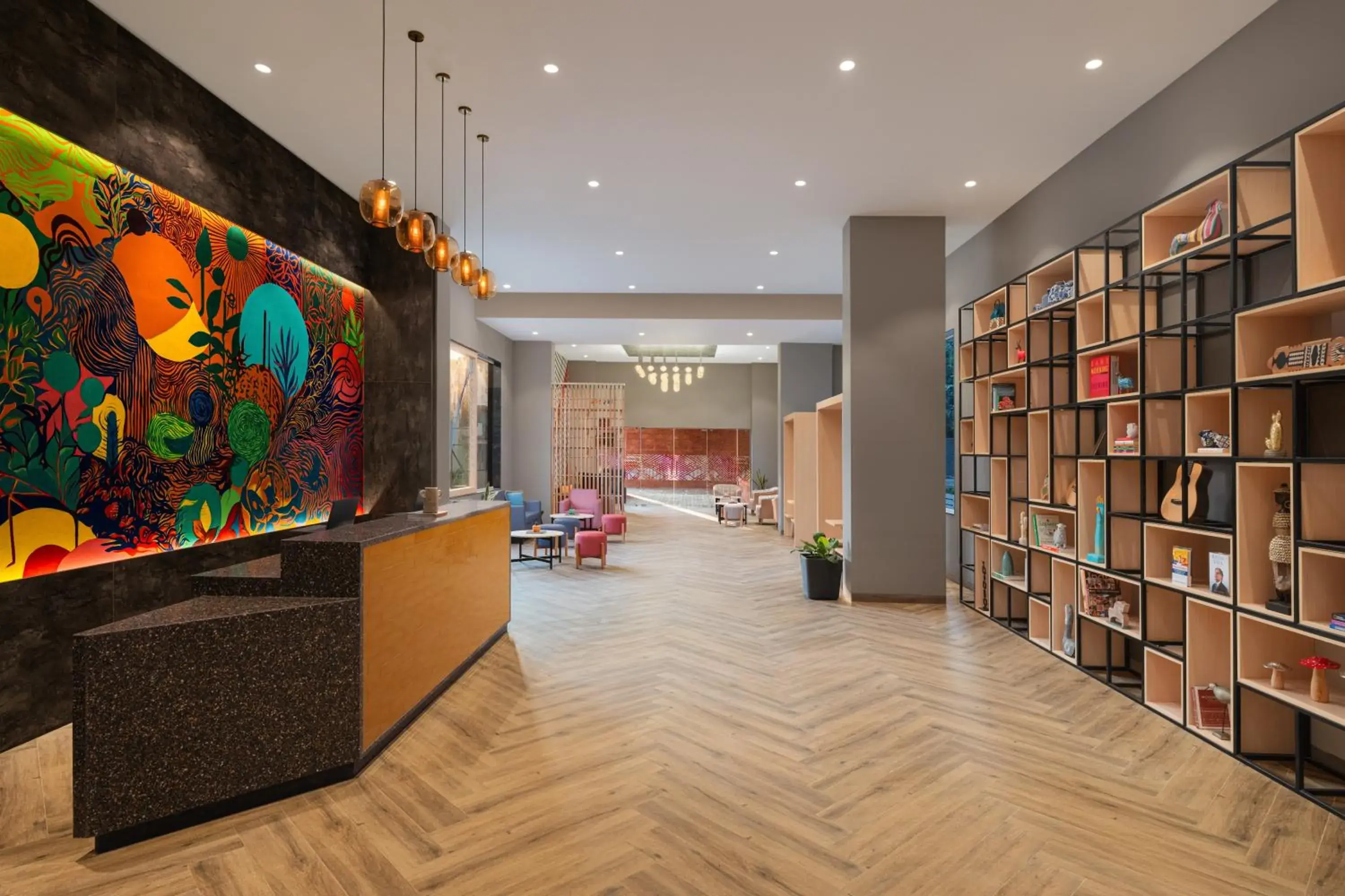 Lobby or reception in Ginger Goa Candolim Lobby or reception in Ginger Goa Candolim