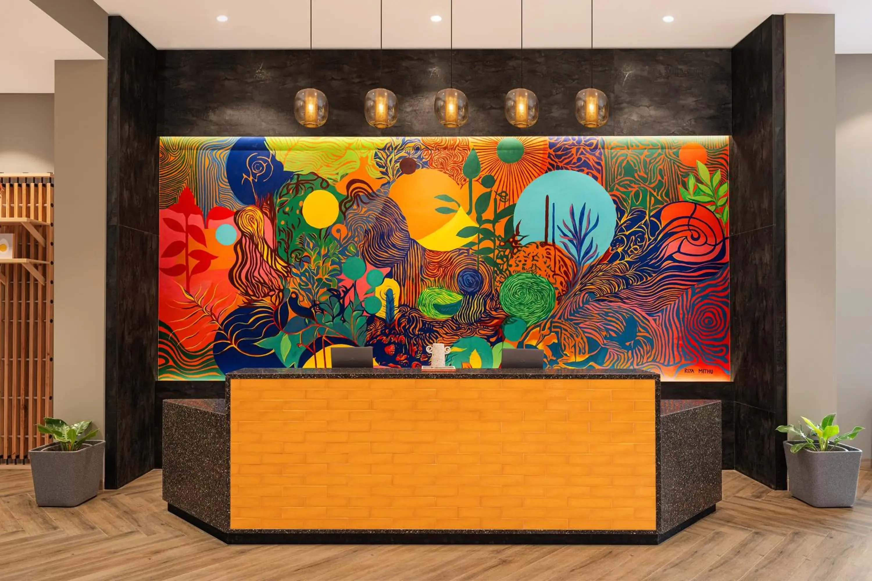 Lobby or reception in Ginger Goa Candolim Lobby or reception in Ginger Goa Candolim