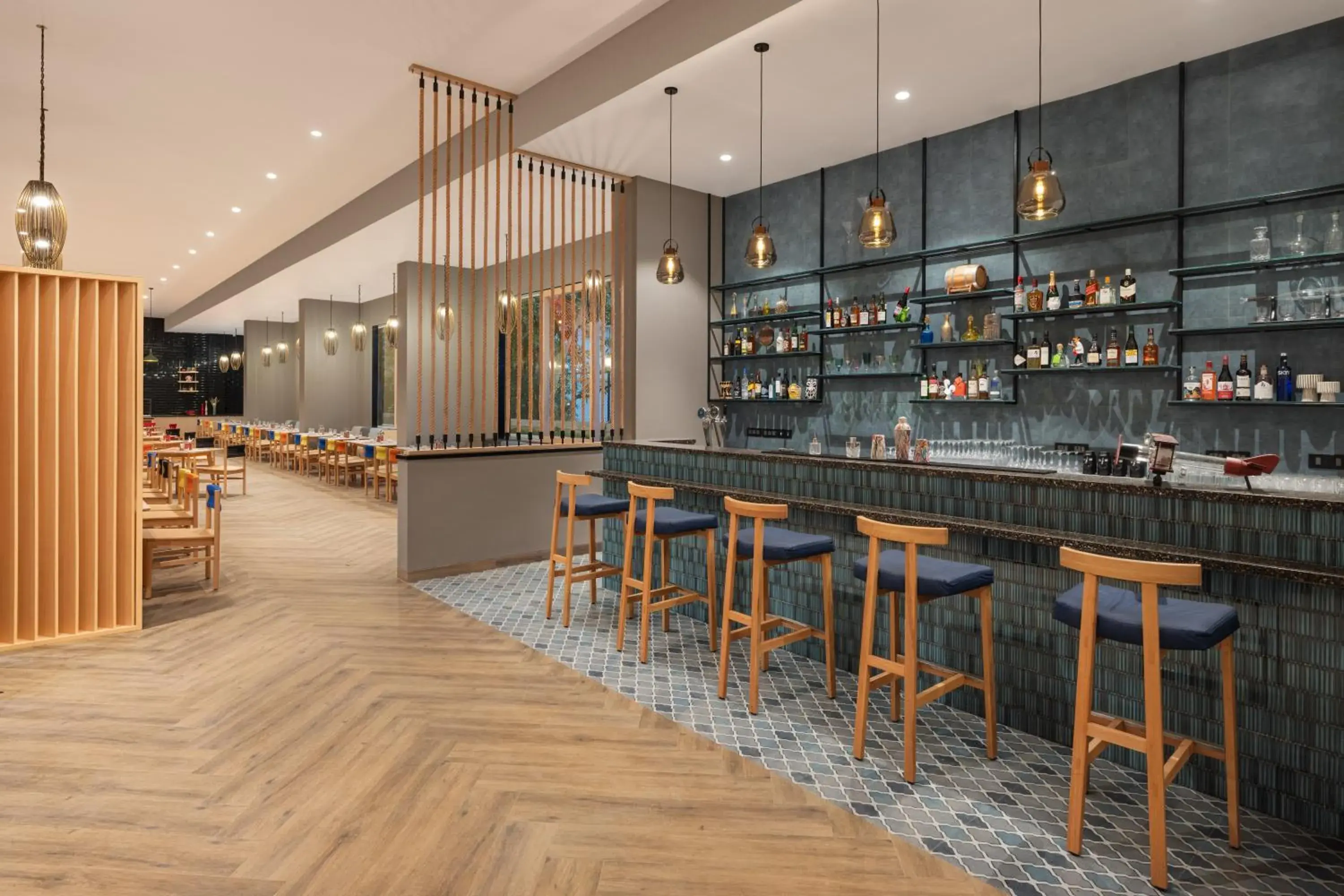 Lounge or bar in Ginger Goa Candolim Lounge or bar in Ginger Goa Candolim