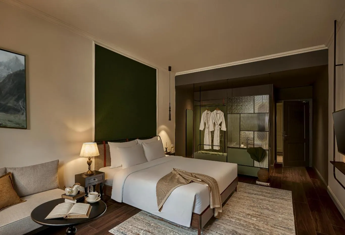 Bed in Signature by M Village Danang Heritage, A modern luxury stay