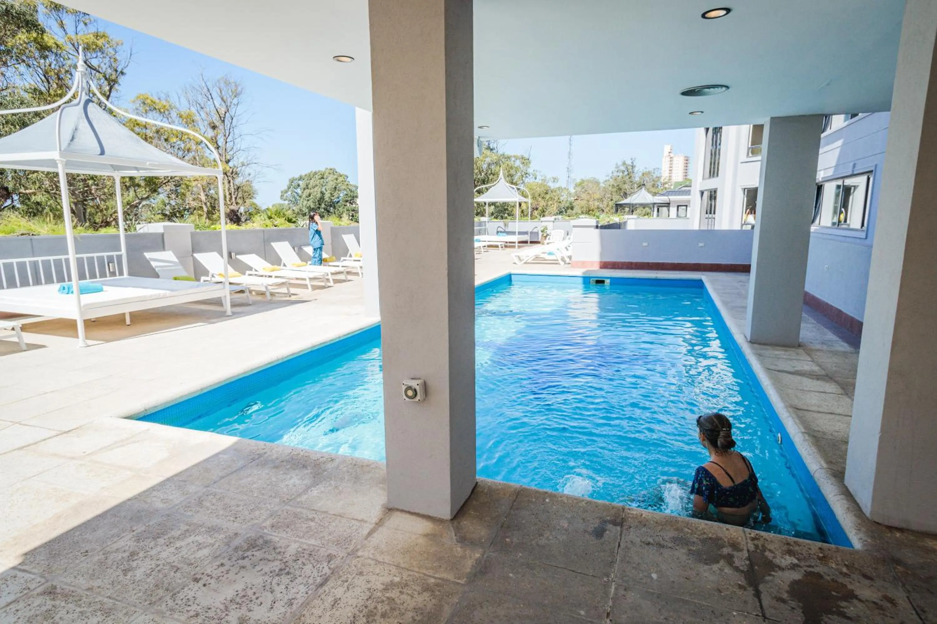 Swimming pool in Garden Suites Pinamar