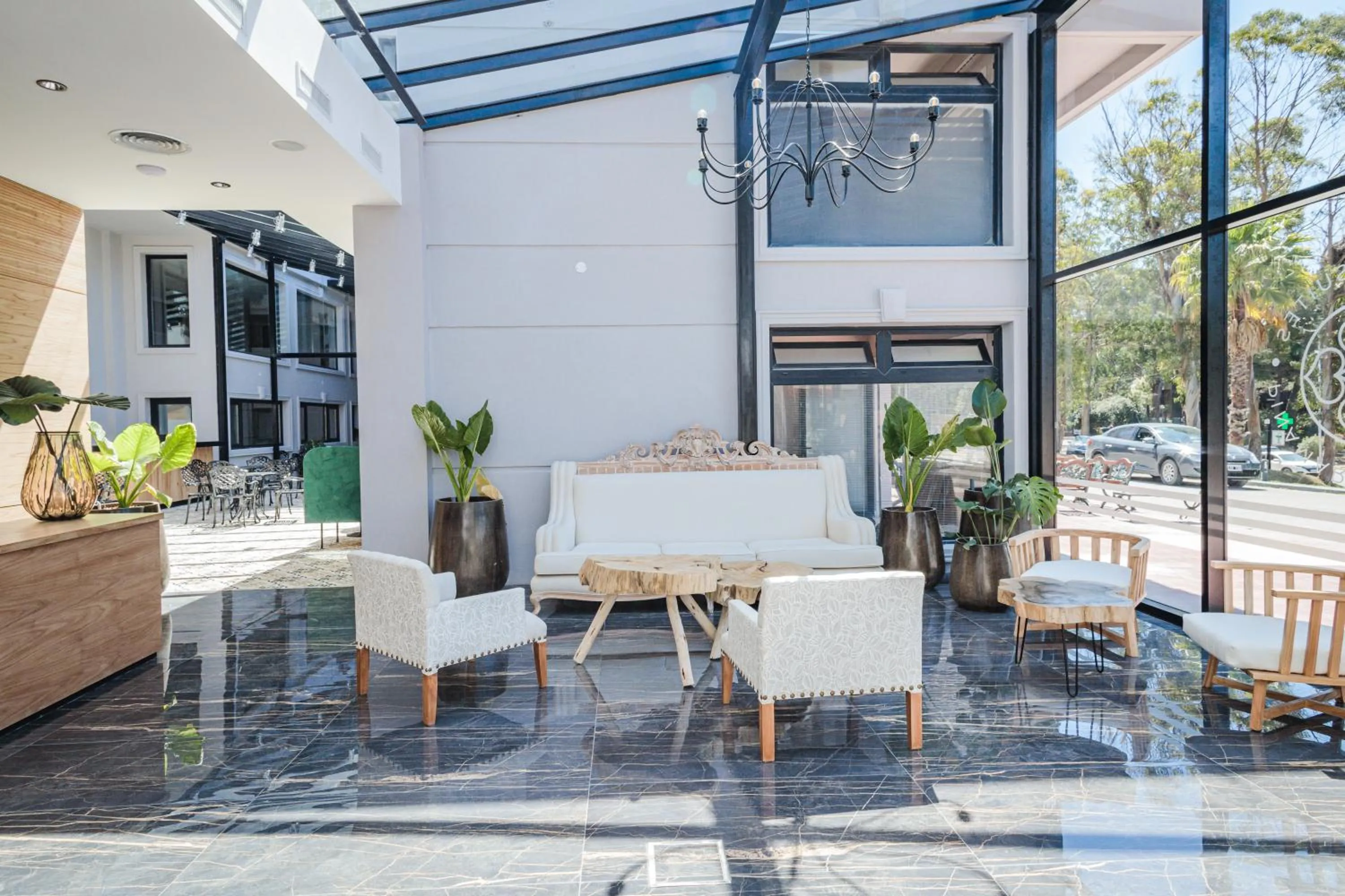 Lounge or bar in Garden Suites Pinamar