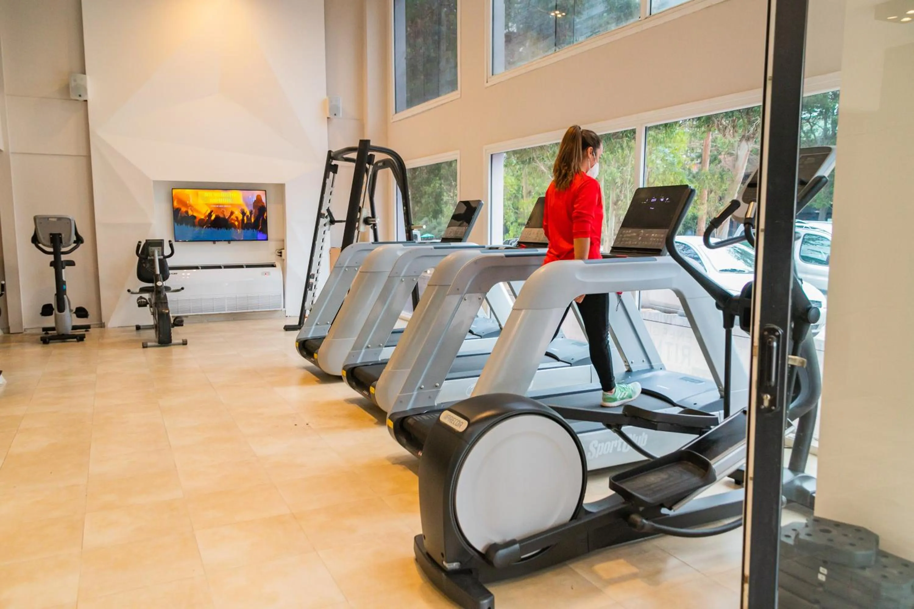 Fitness centre/facilities in Garden Suites Pinamar