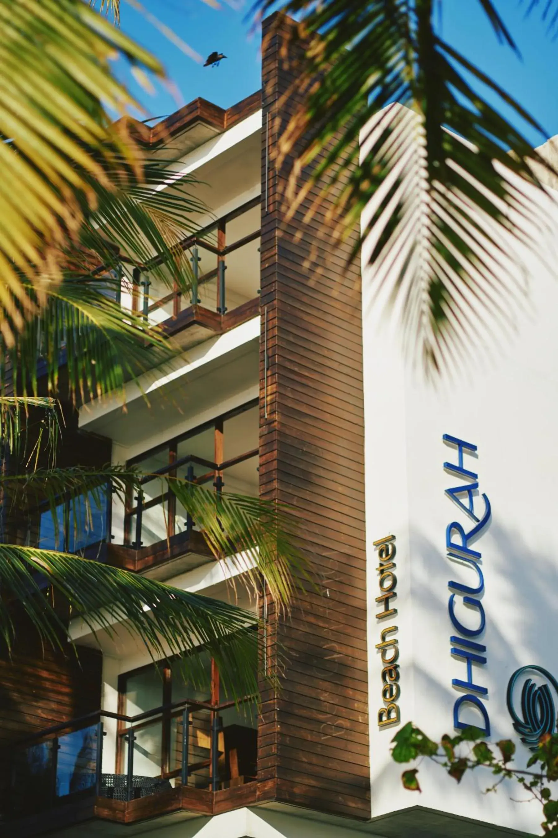 Property building in Beach Hotel Dhigurah Property building in Beach Hotel Dhigurah