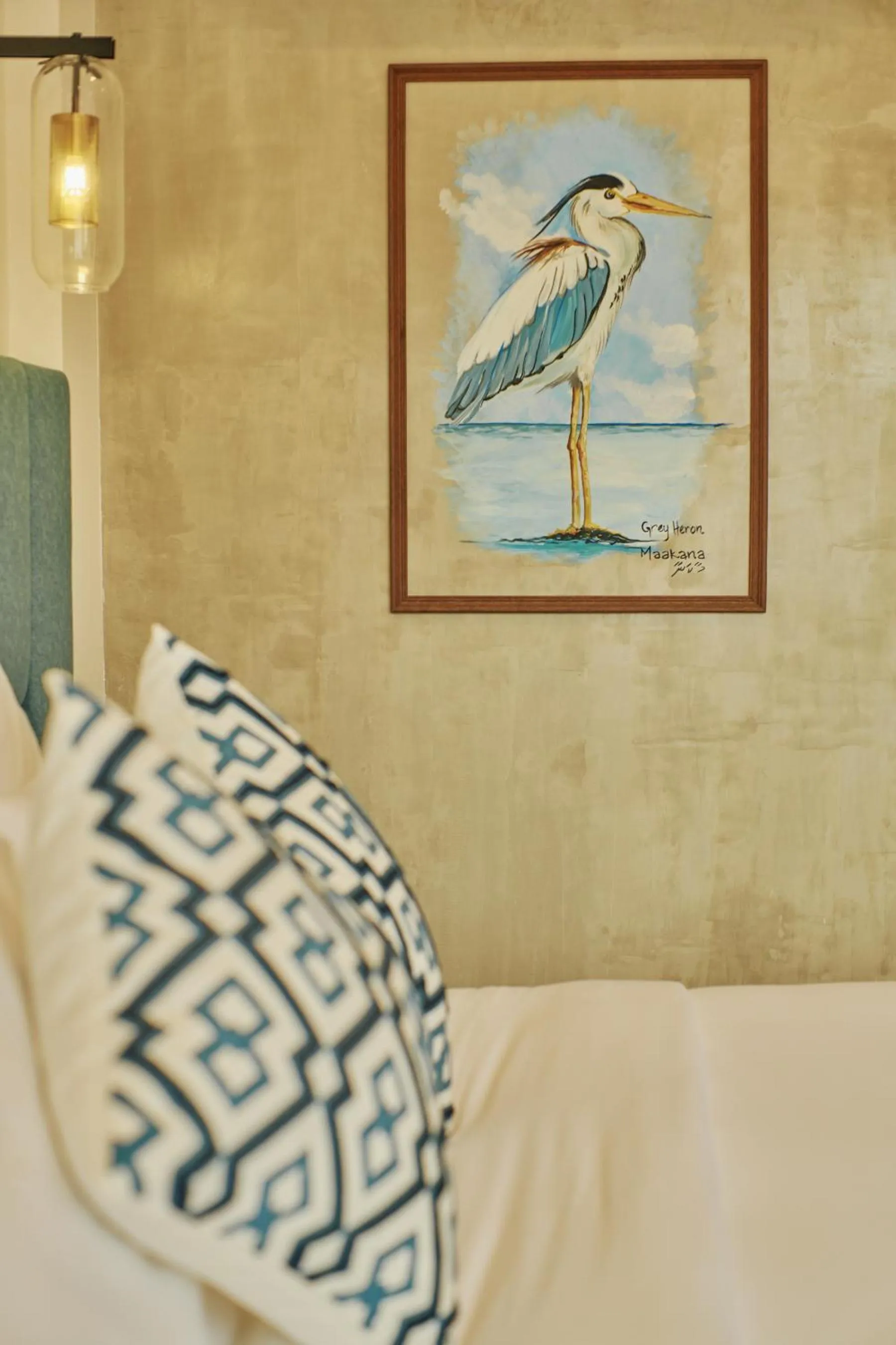 Decorative detail in Beach Hotel Dhigurah