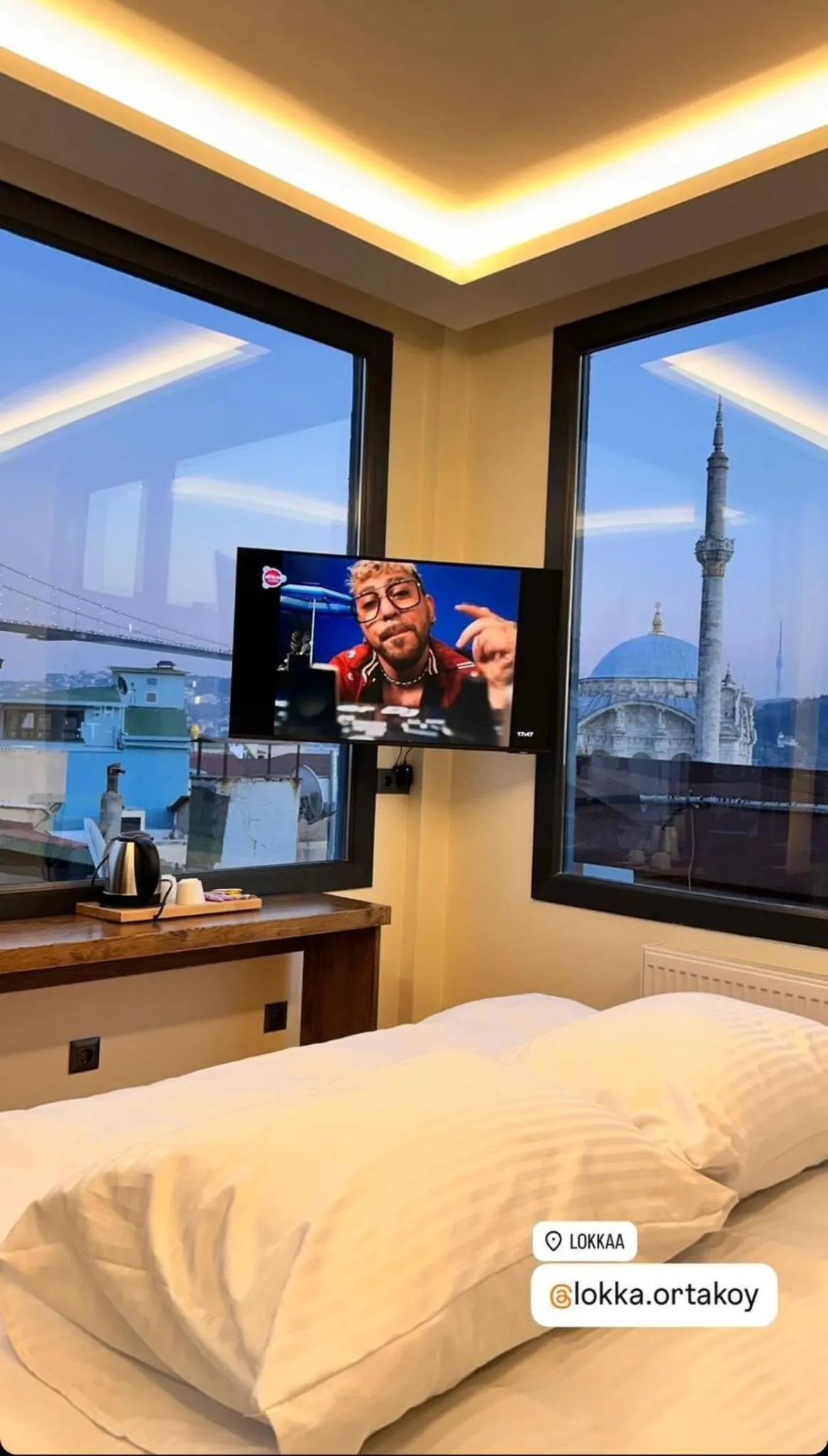 Bed in Lokka Hotel Ortakoy