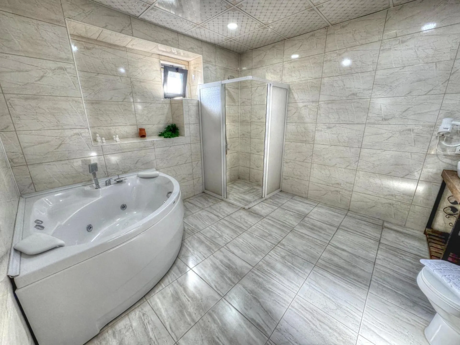 Shower in Panda Stone House