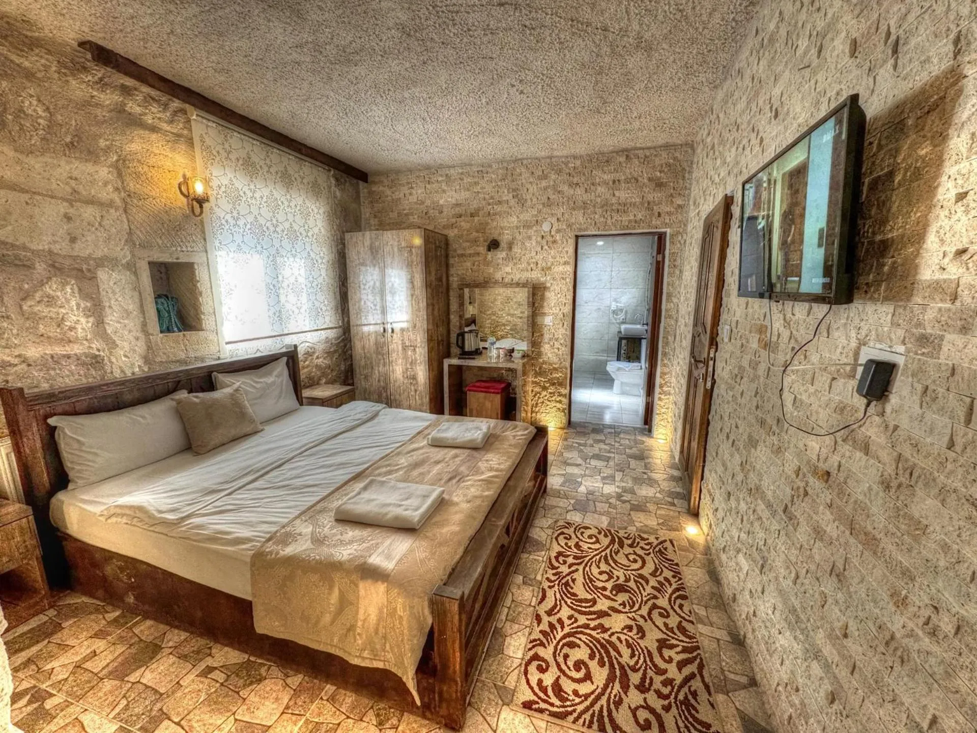 Bed in Panda Stone House