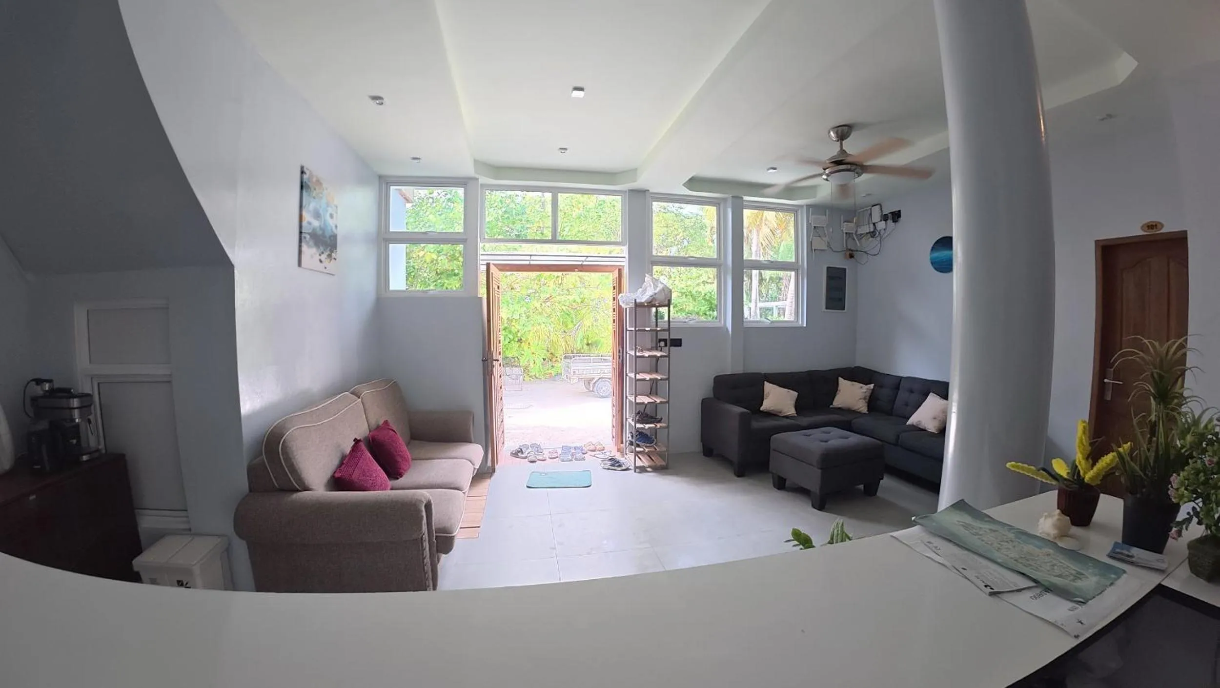 Living room in Skyinn omadhoo