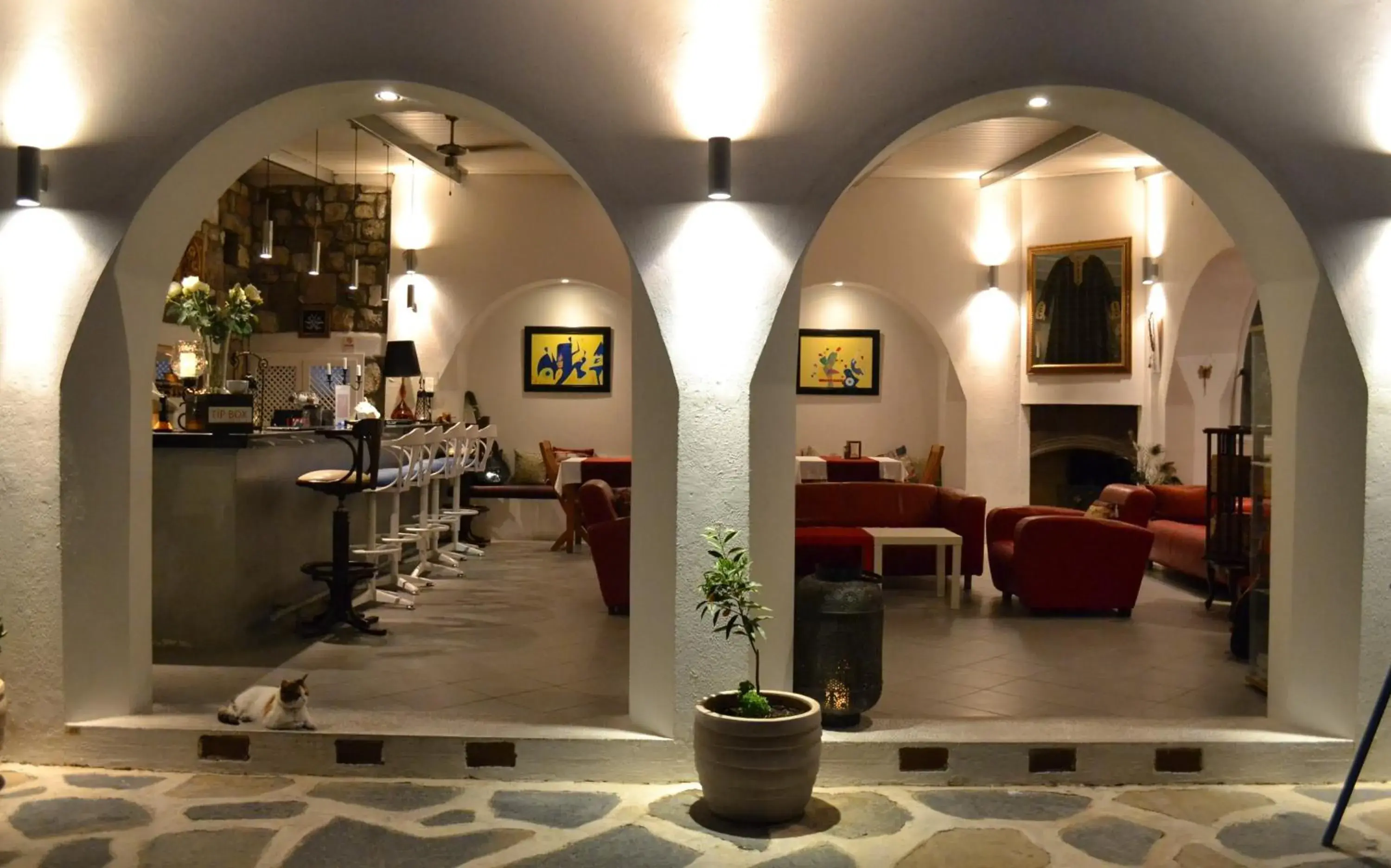 Lounge or bar in Su Hotel - Bodrum Lounge or bar in Su Hotel - Bodrum