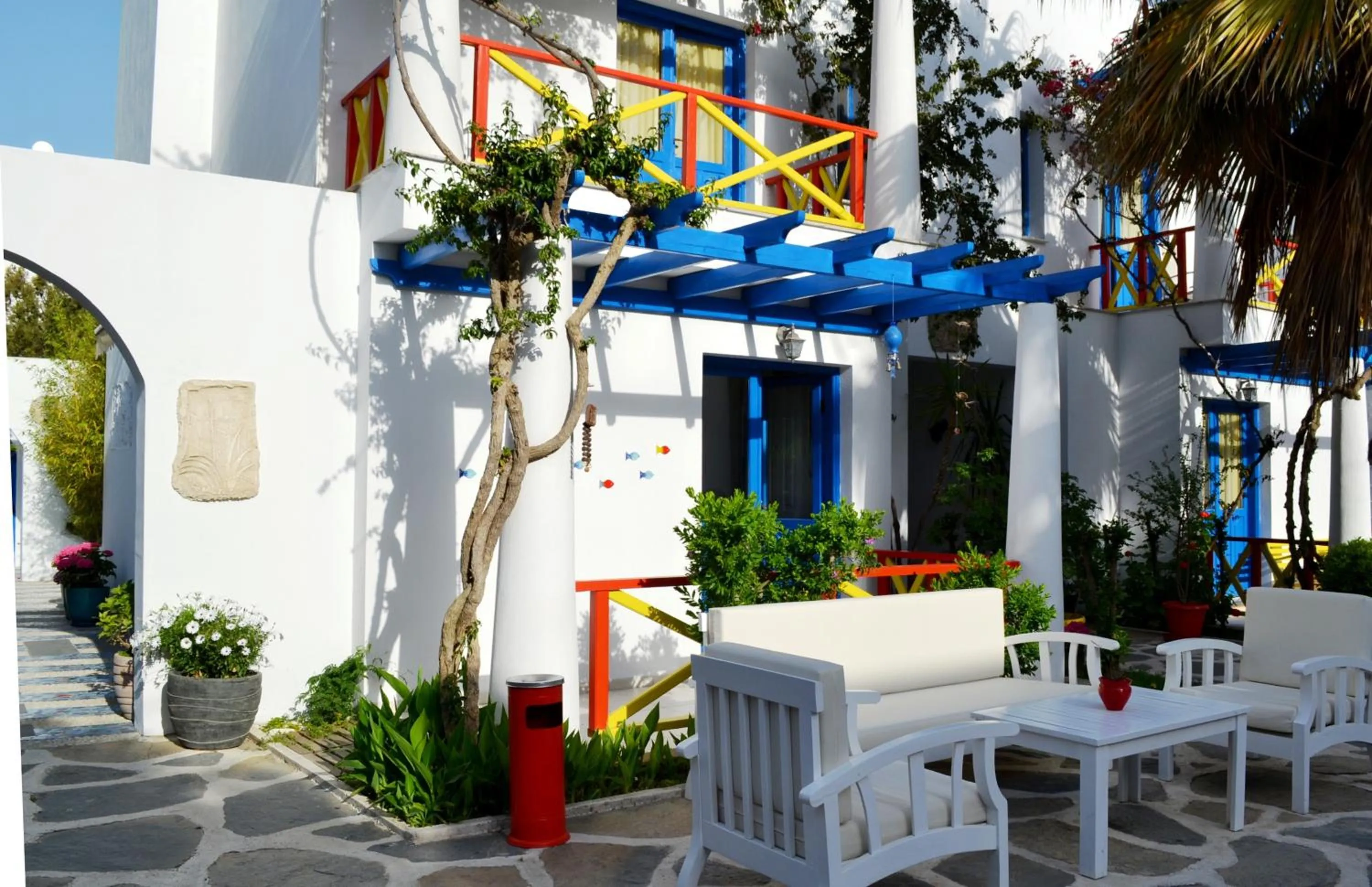 Patio in Su Hotel - Bodrum