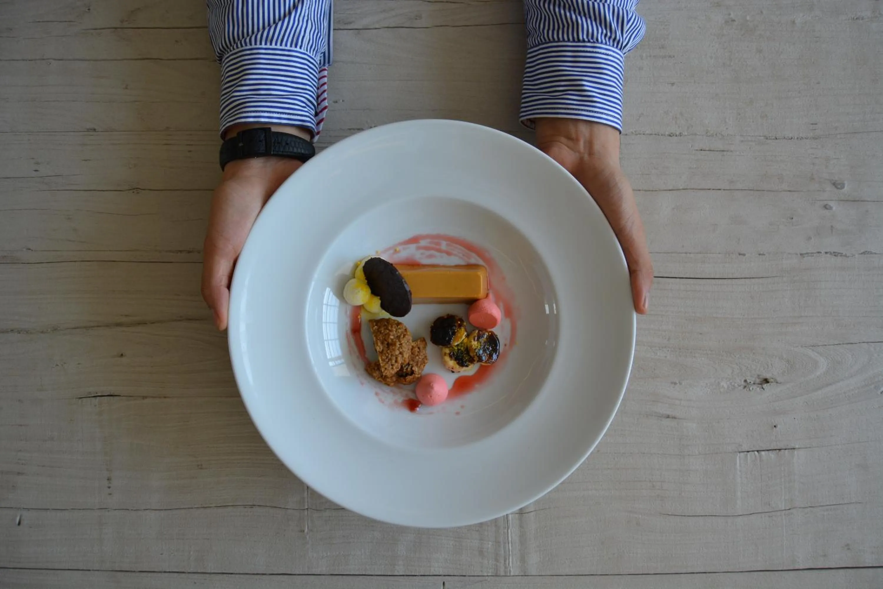 Food close-up in Neper Hotel