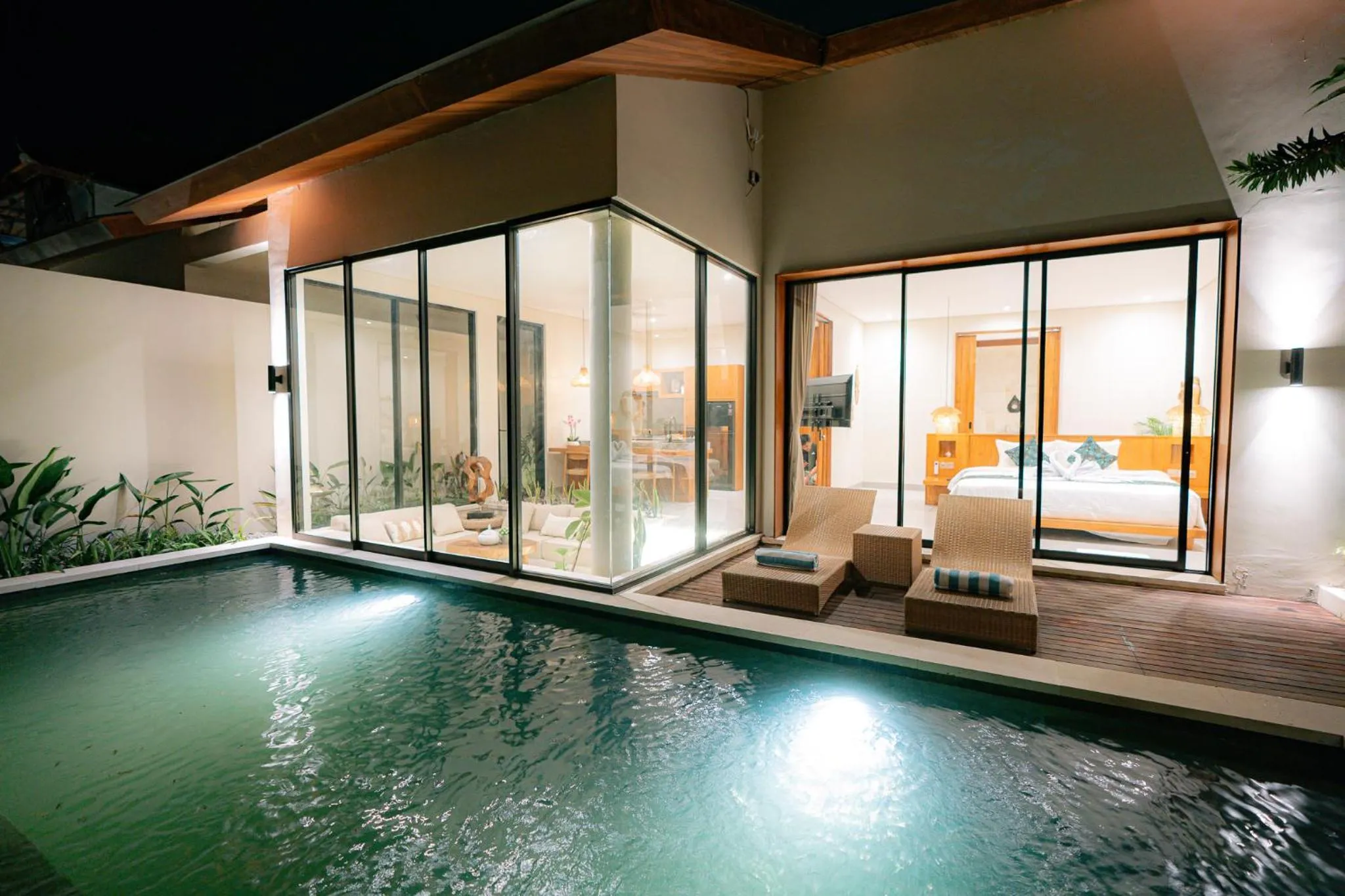 Night in Villa Manna Ubud