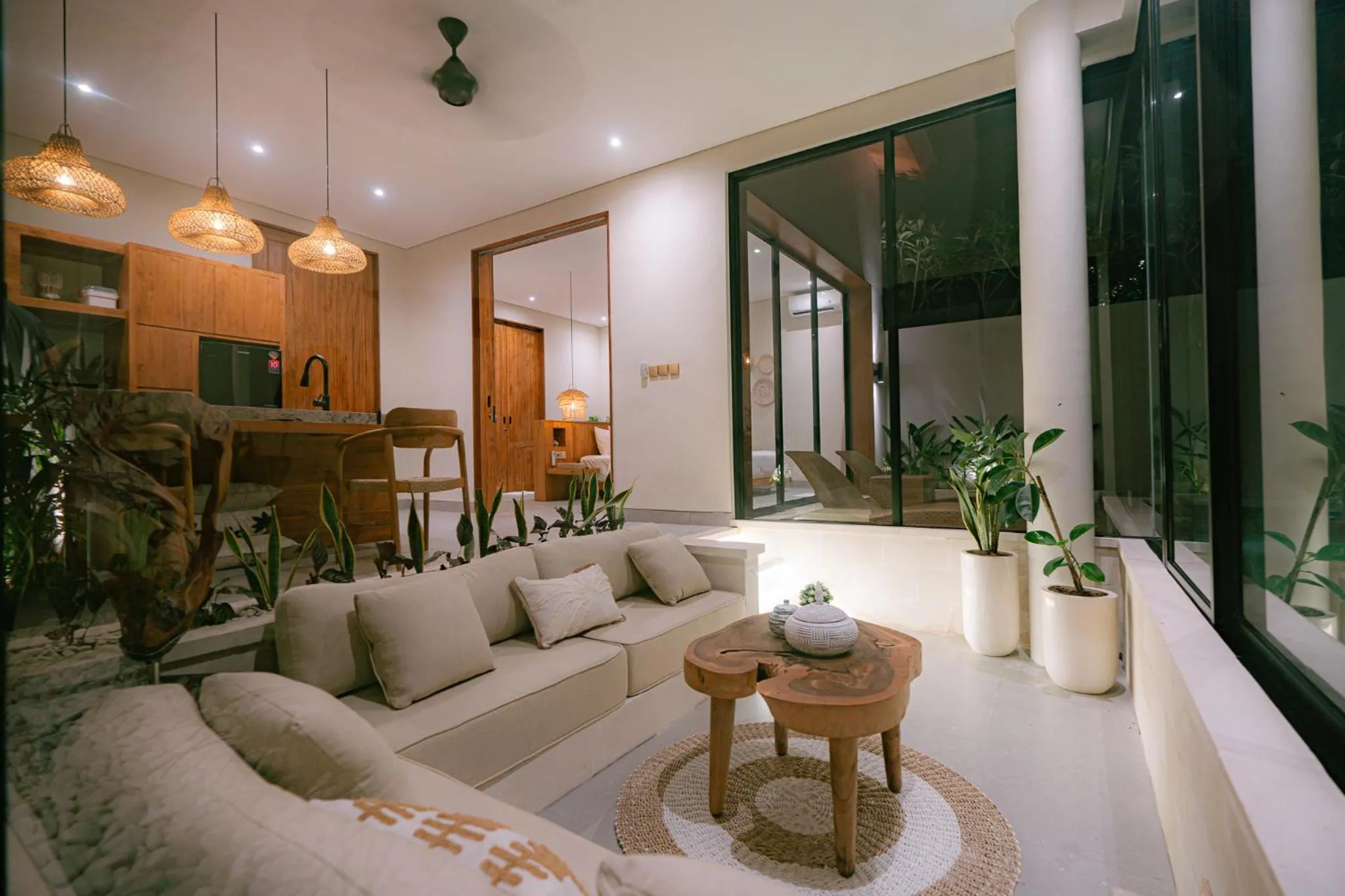 Living room in Villa Manna Ubud