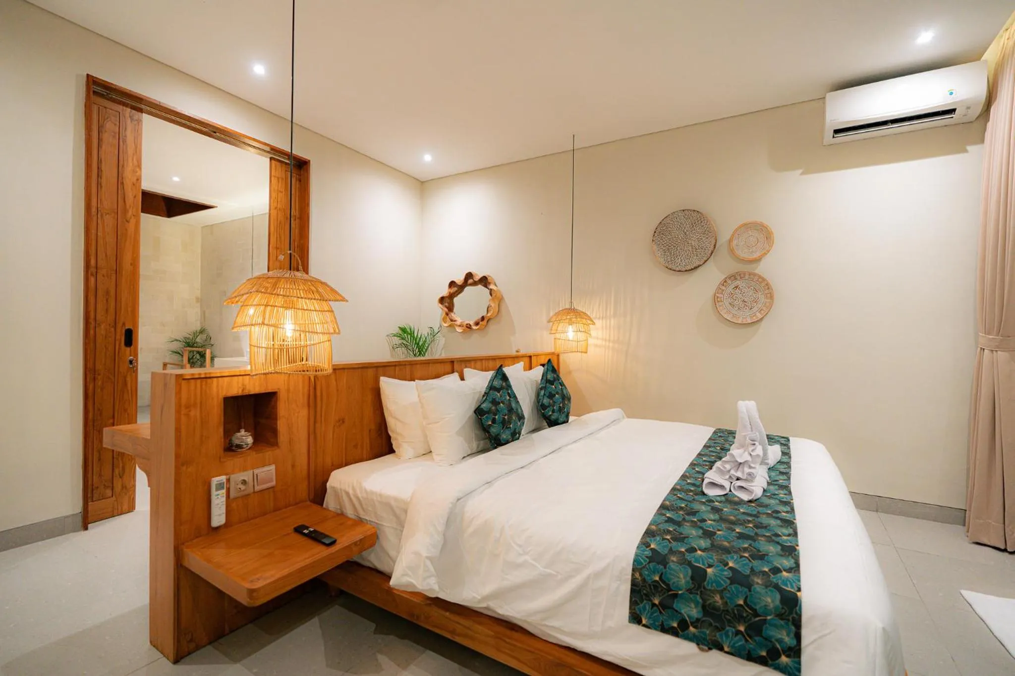 Bed in Villa Manna Ubud
