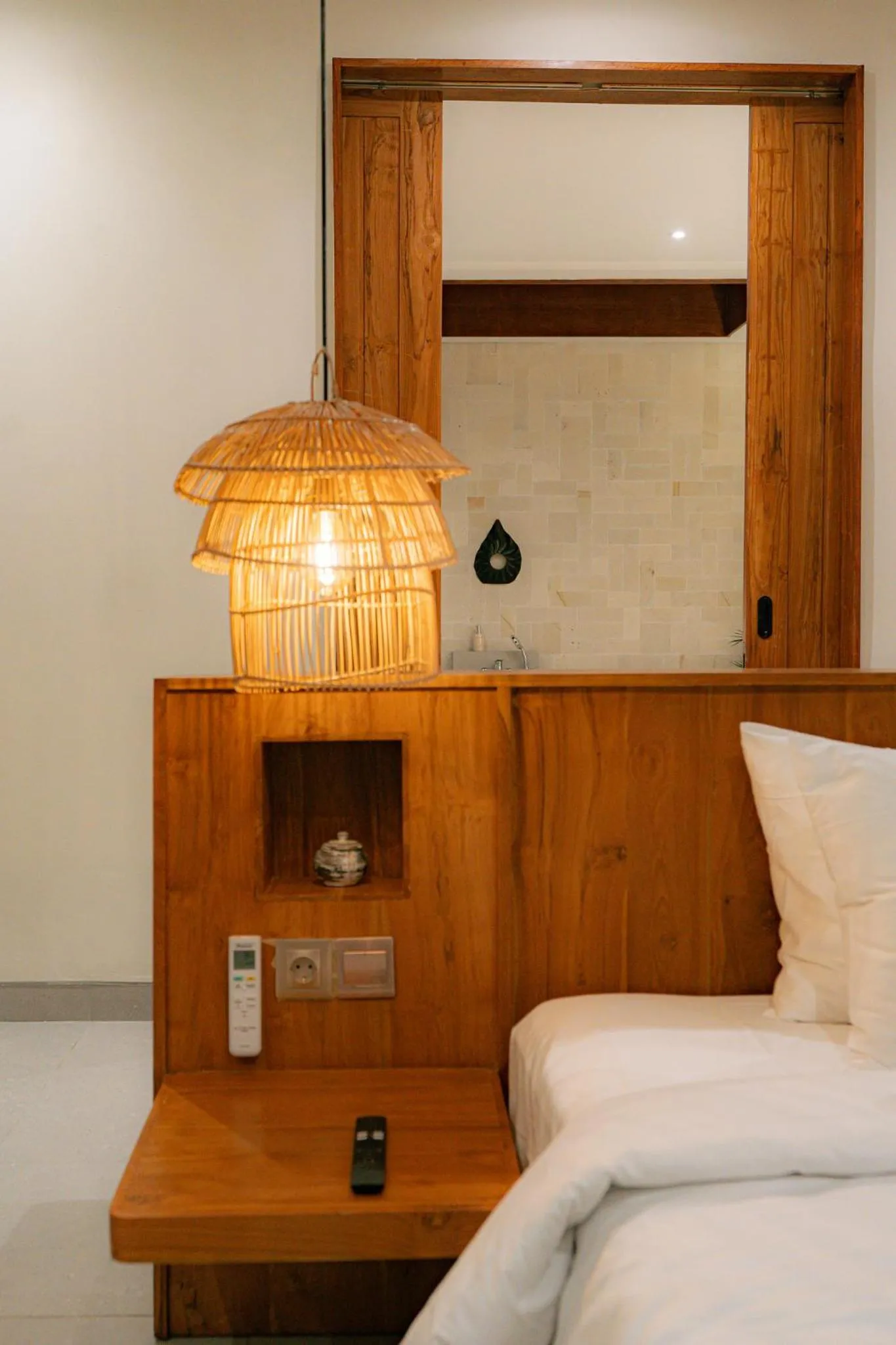 Bed in Villa Manna Ubud