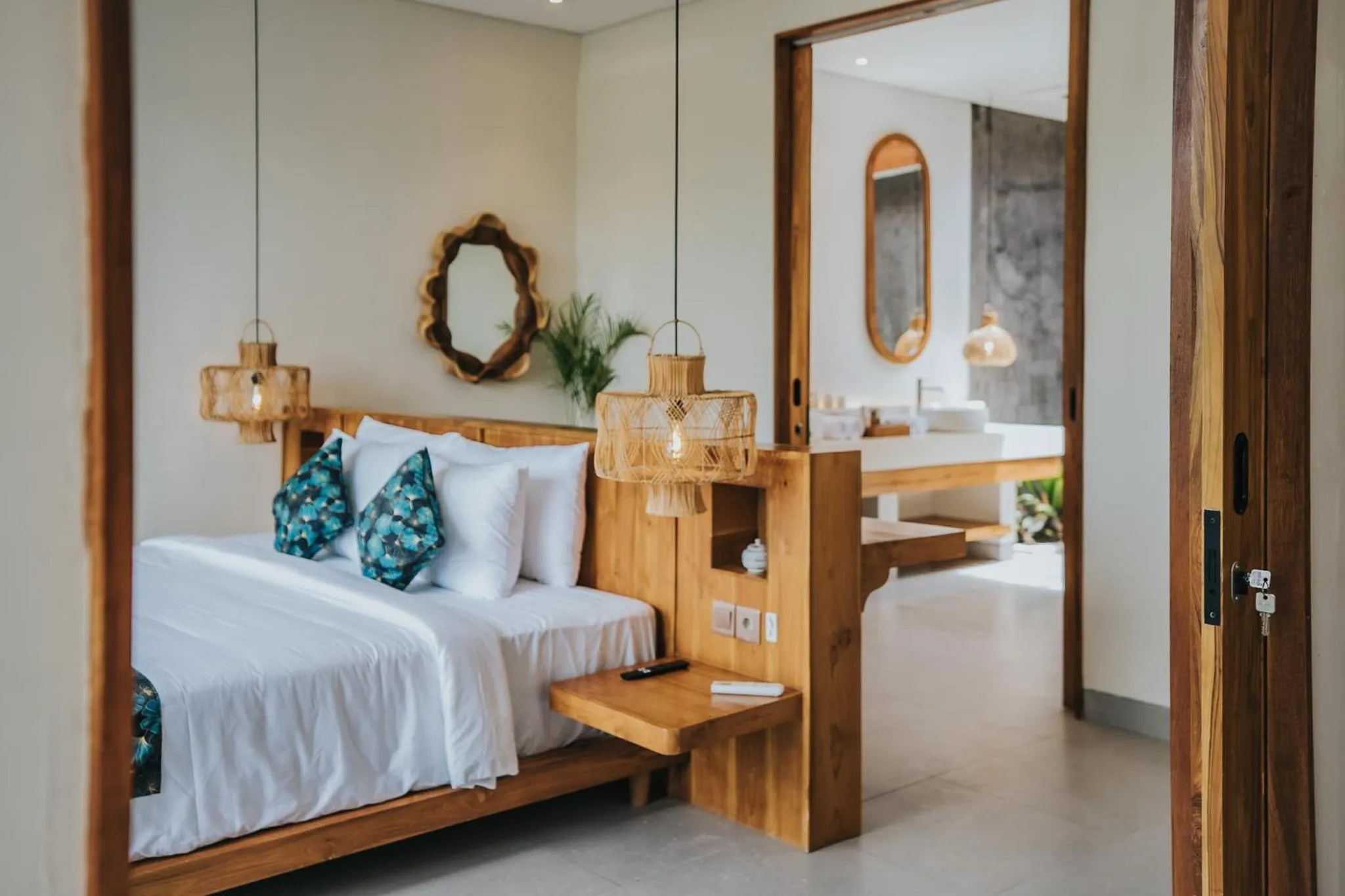 Bed in Villa Manna Ubud