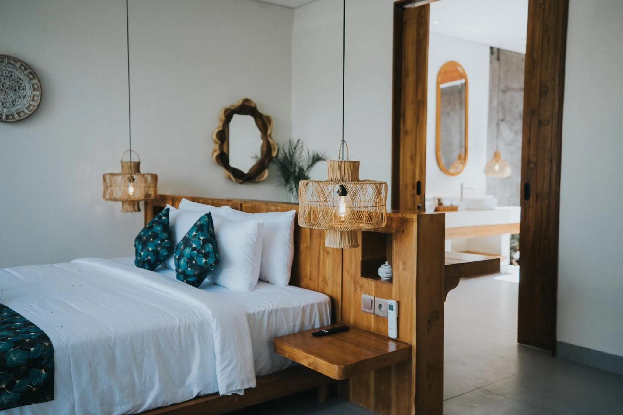 Bed in Villa Manna Ubud