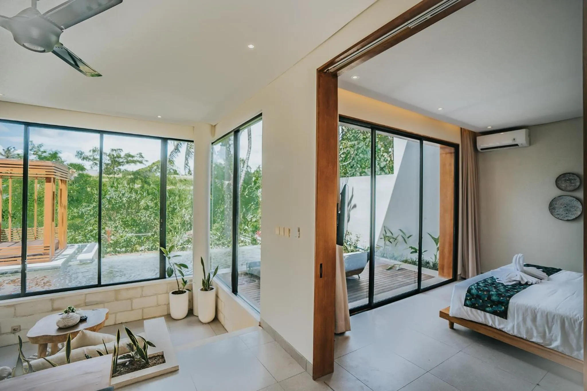 Bed in Villa Manna Ubud