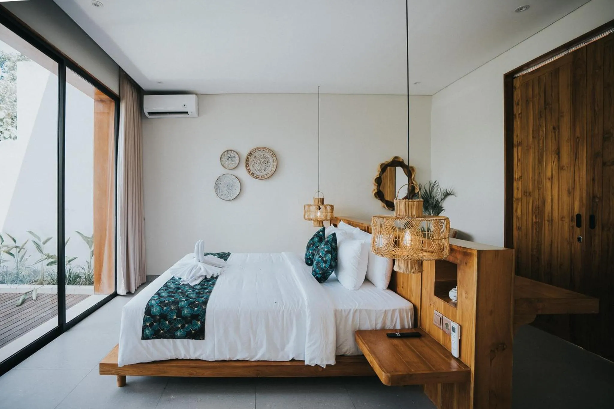 Bed in Villa Manna Ubud
