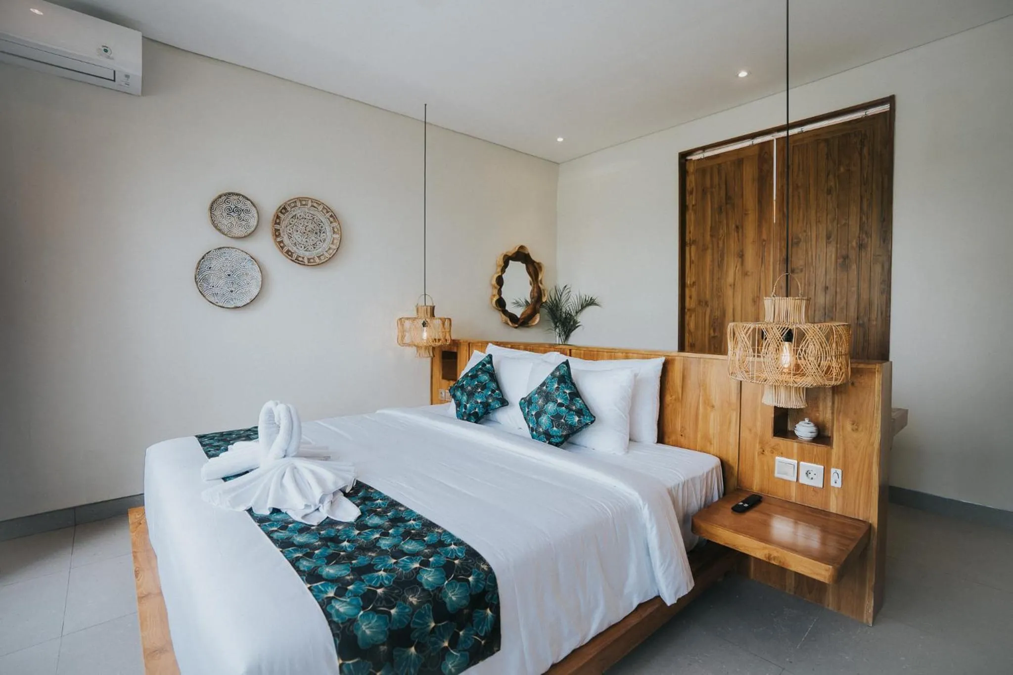 Bed in Villa Manna Ubud