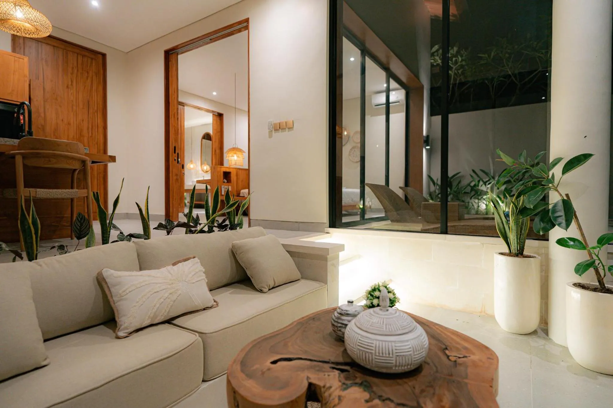 Living room in Villa Manna Ubud
