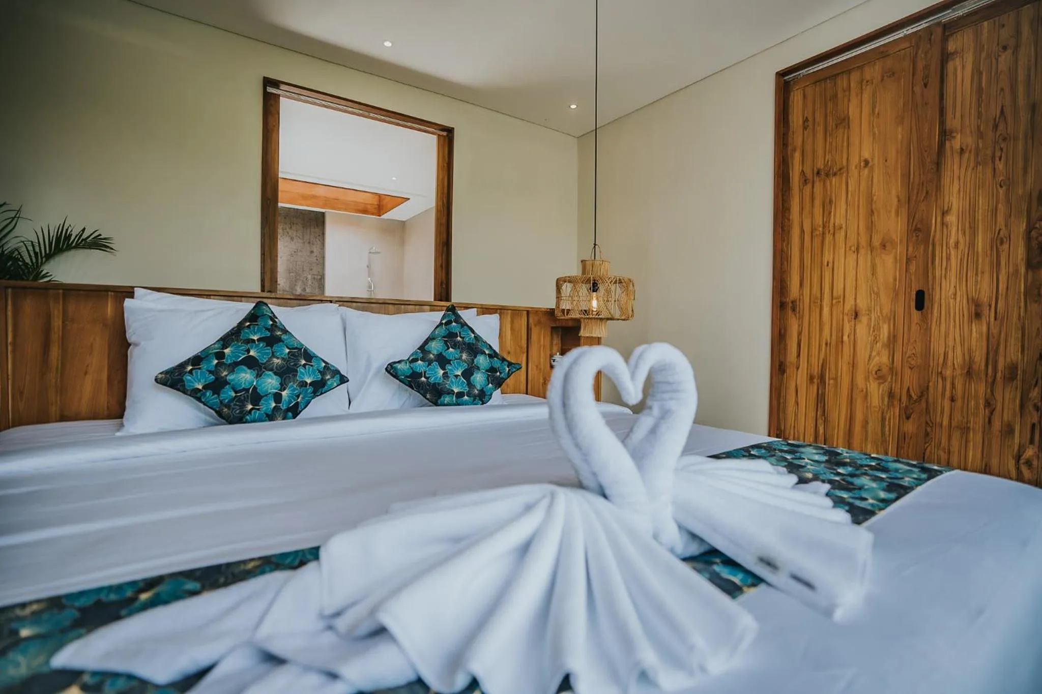 Bedroom, Bed in Villa Manna Ubud