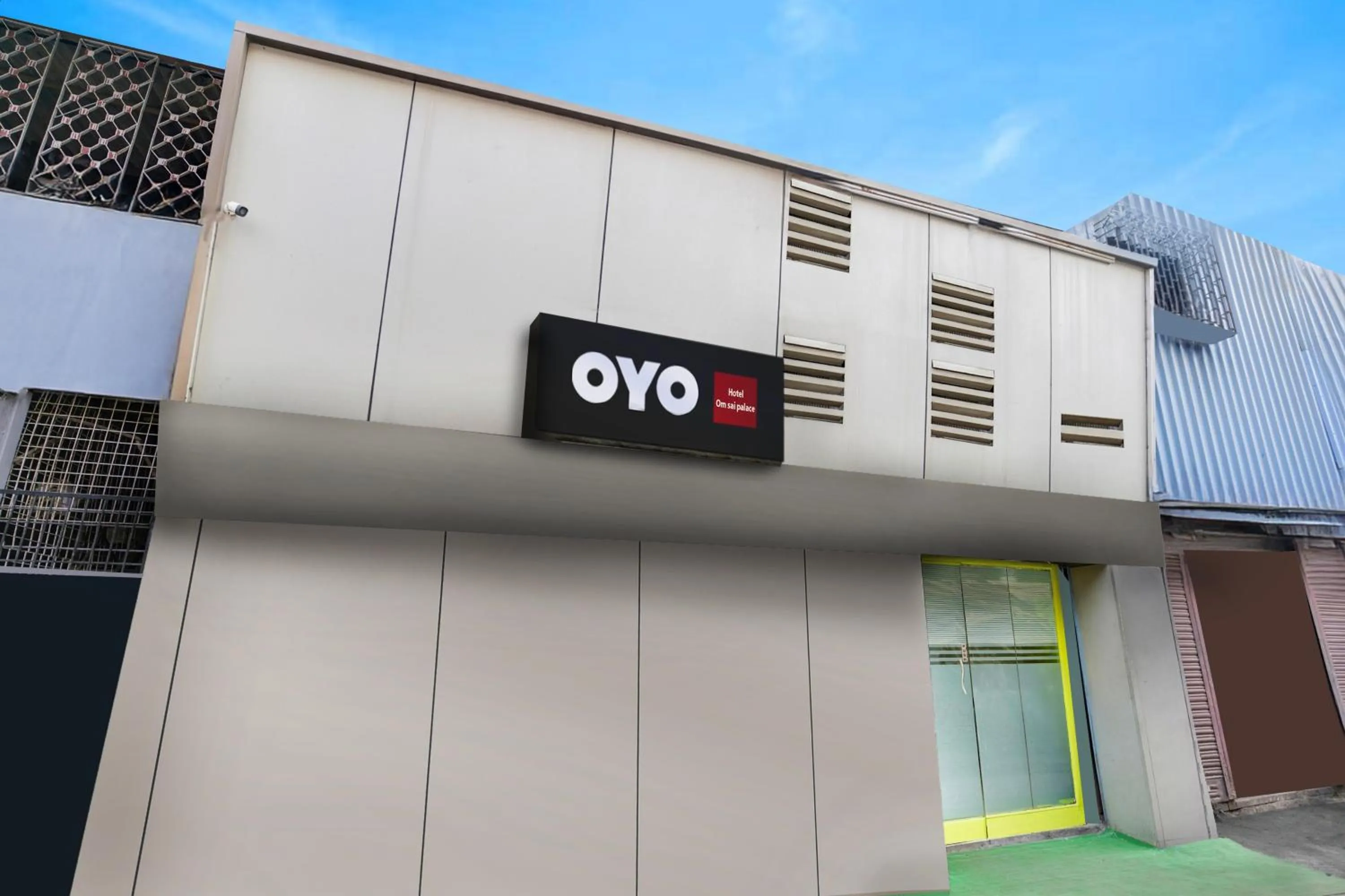 Facade/entrance in Hotel O Om Sai Palace