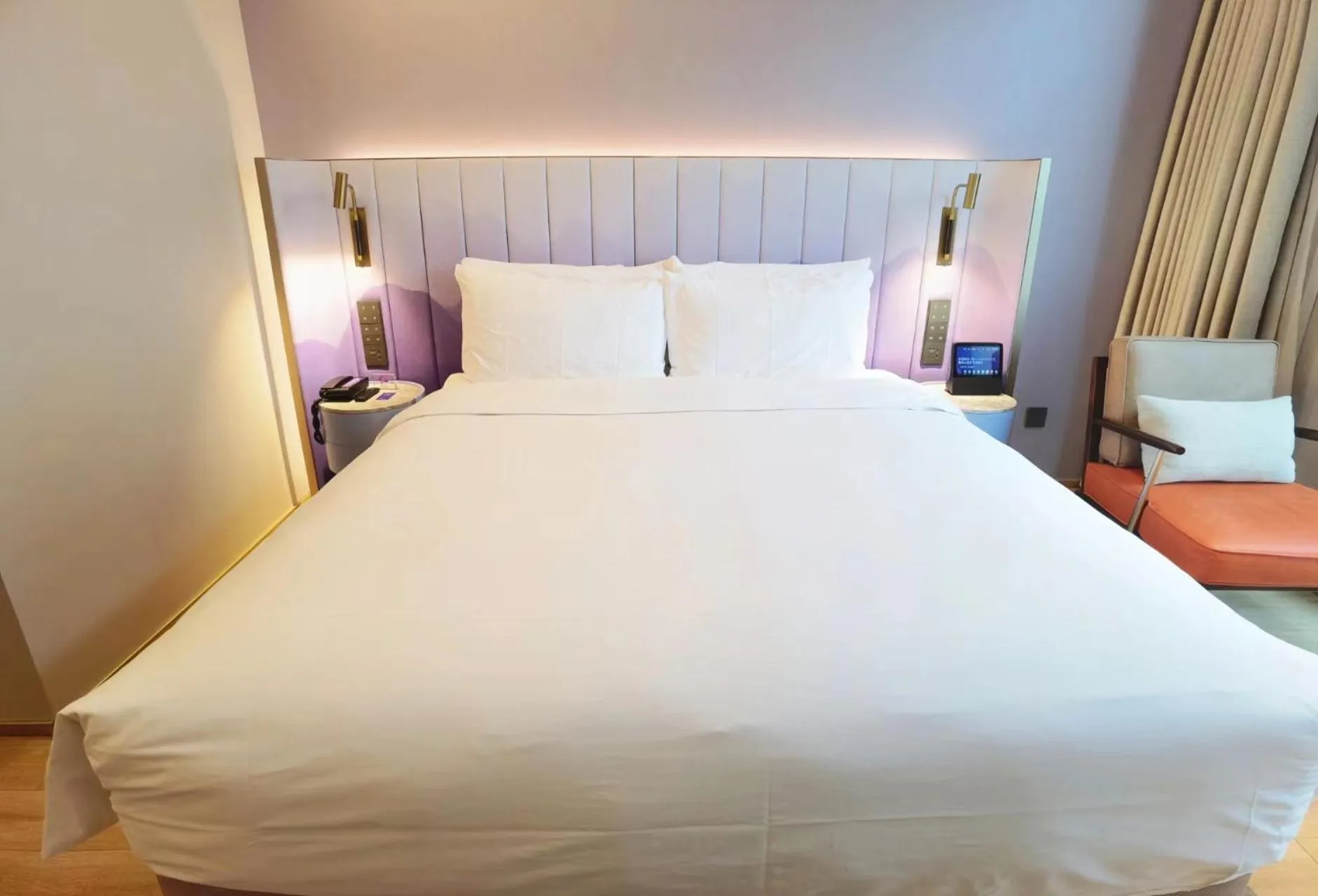 Bed in Manxin Hotel Shanghai Hongqiao Airport International Exhibition Center