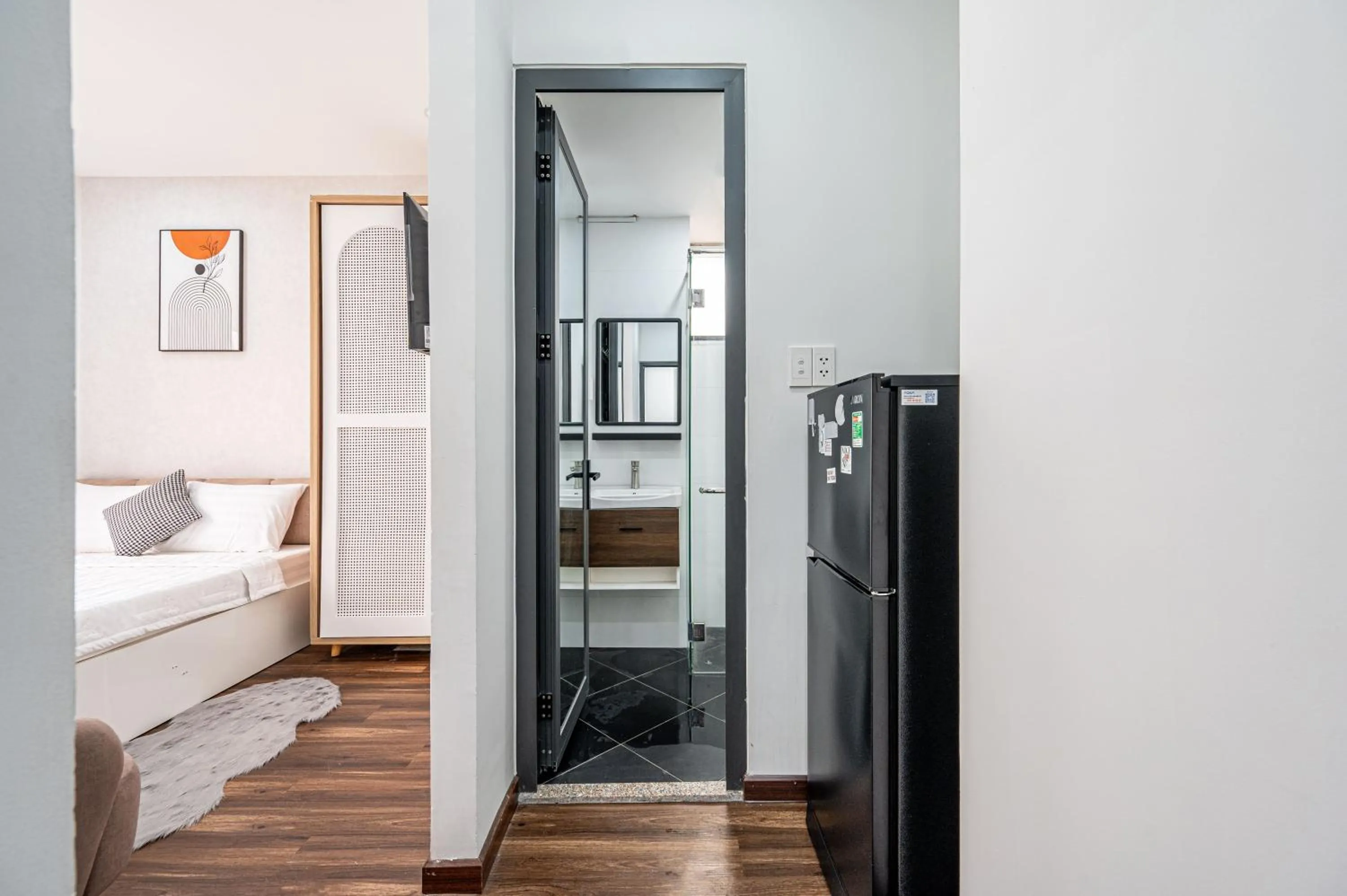 Bed in Lotus Lalala Inn Hotel