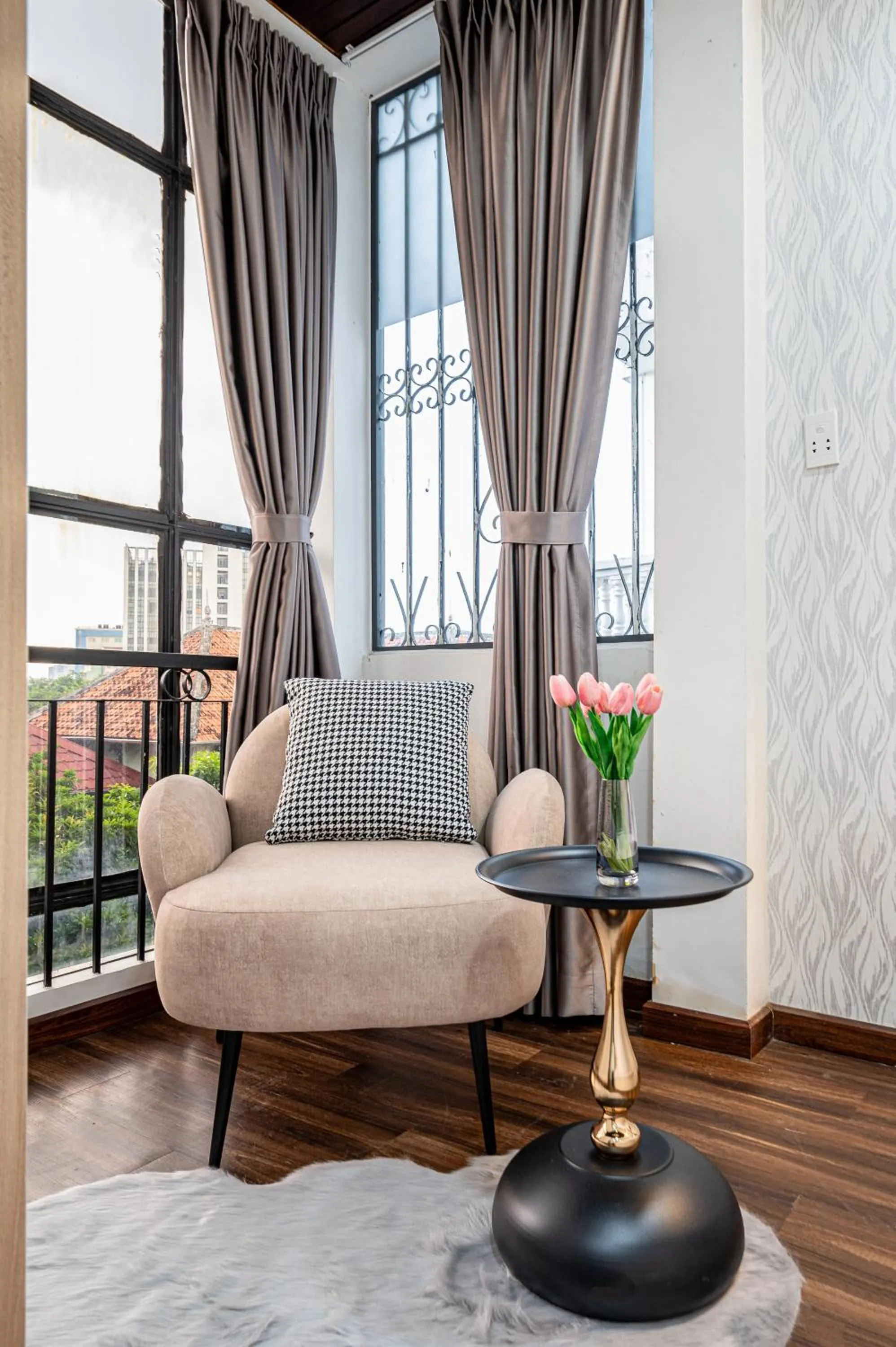 Living room in Lotus Lalala Inn Hotel