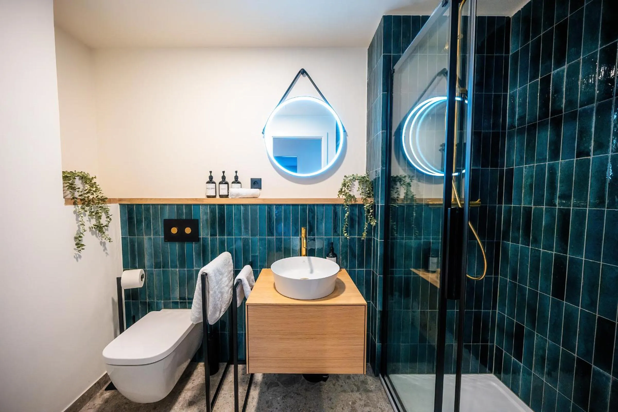 Shower in Wenceslas sq SOHO Boutique Hotel & Premium Suites