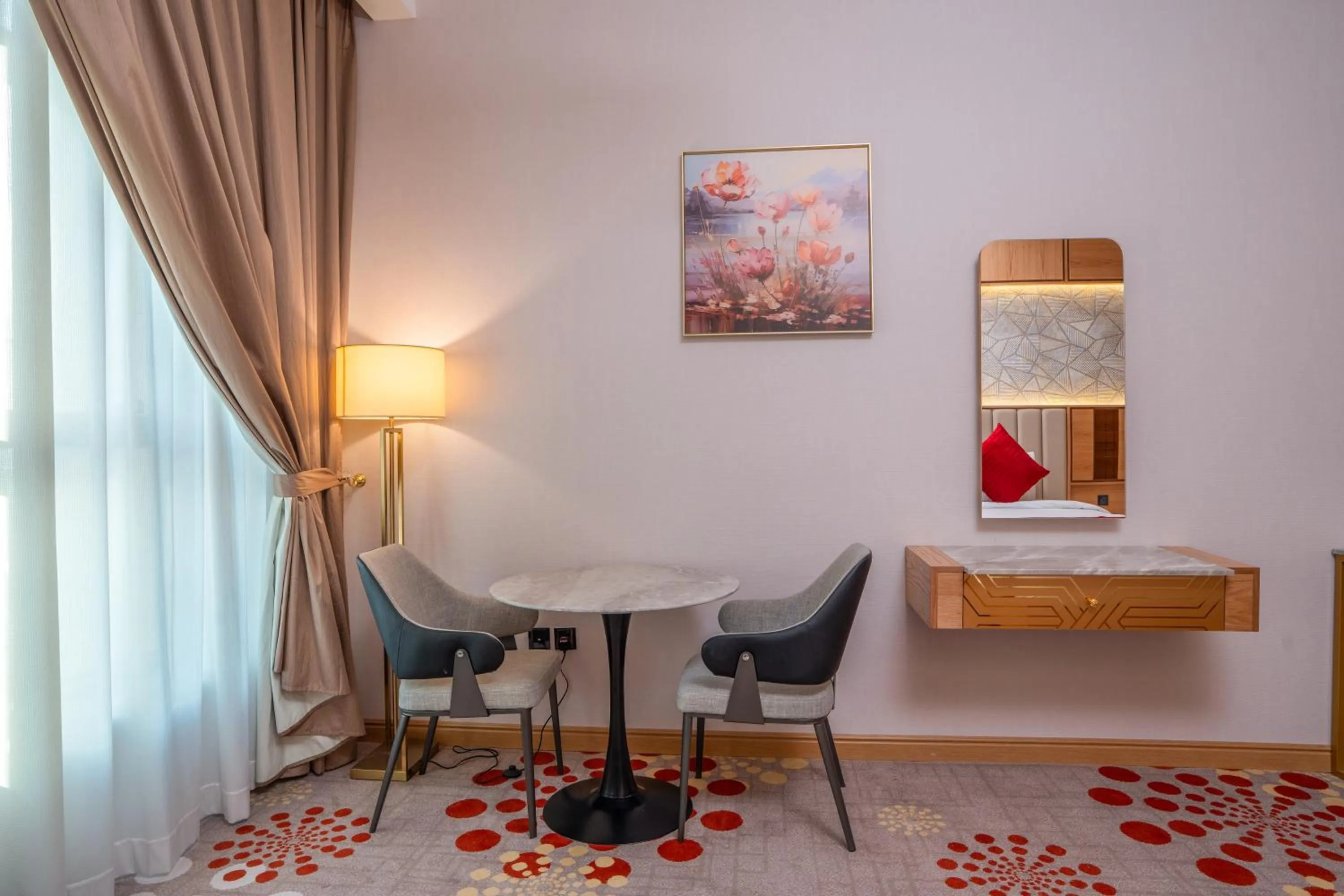 Seating area in La Zona Continental Hotel