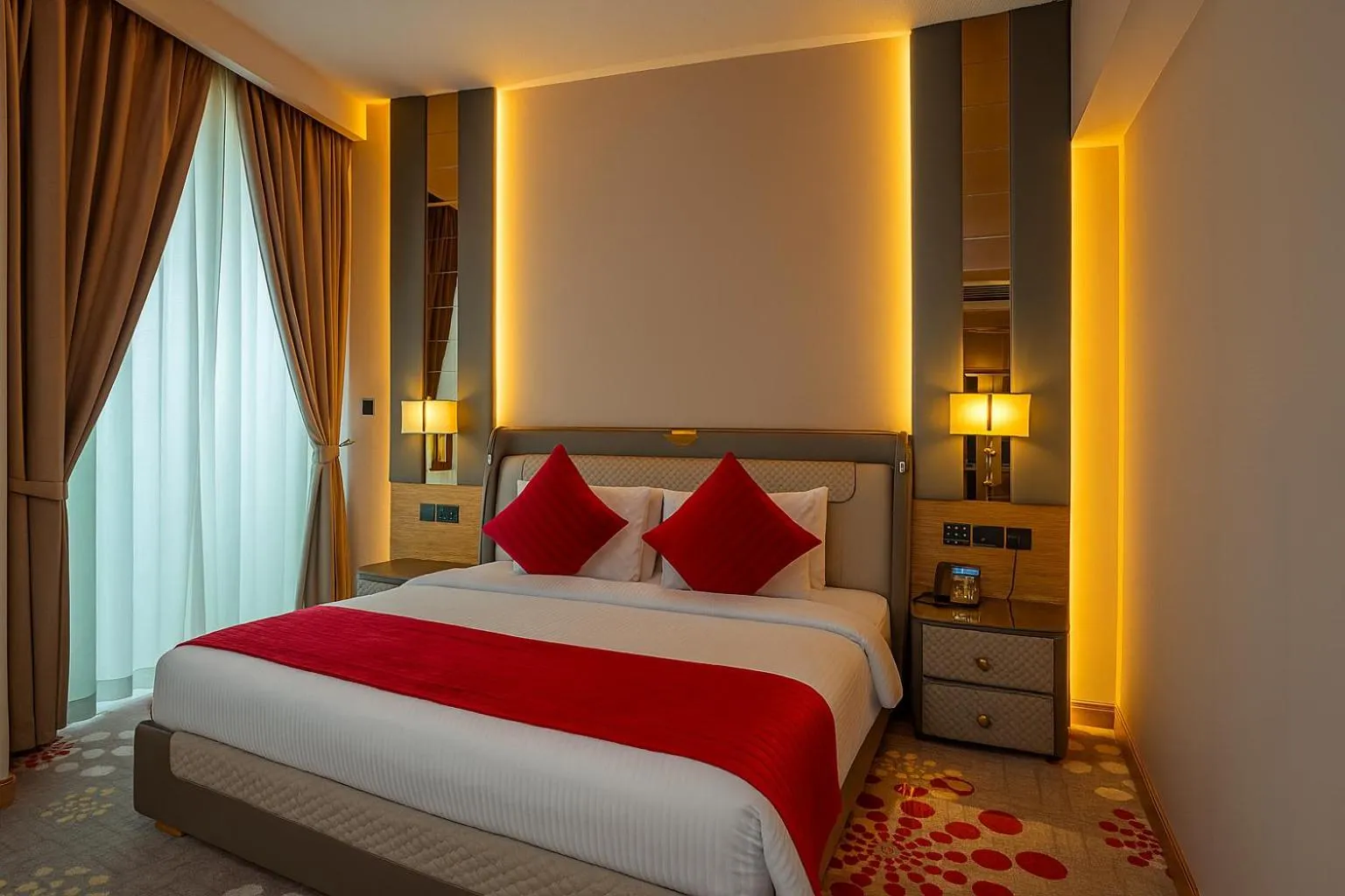 Bed in La Zona Continental Hotel