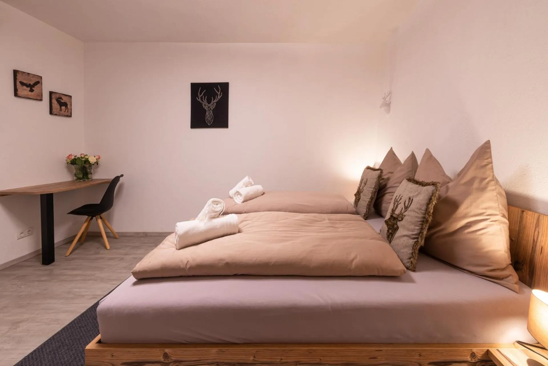 Bed in Apartments Mooshof