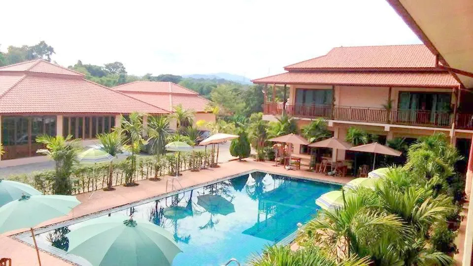 Mountain view in Siam Tara Resort Chiangkhong