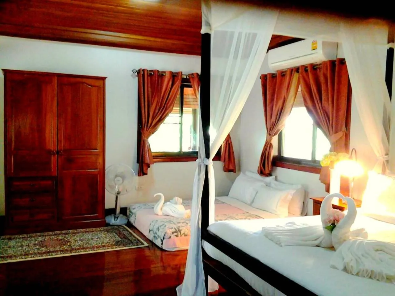 Bedroom, Bed in Siam Tara Resort Chiangkhong