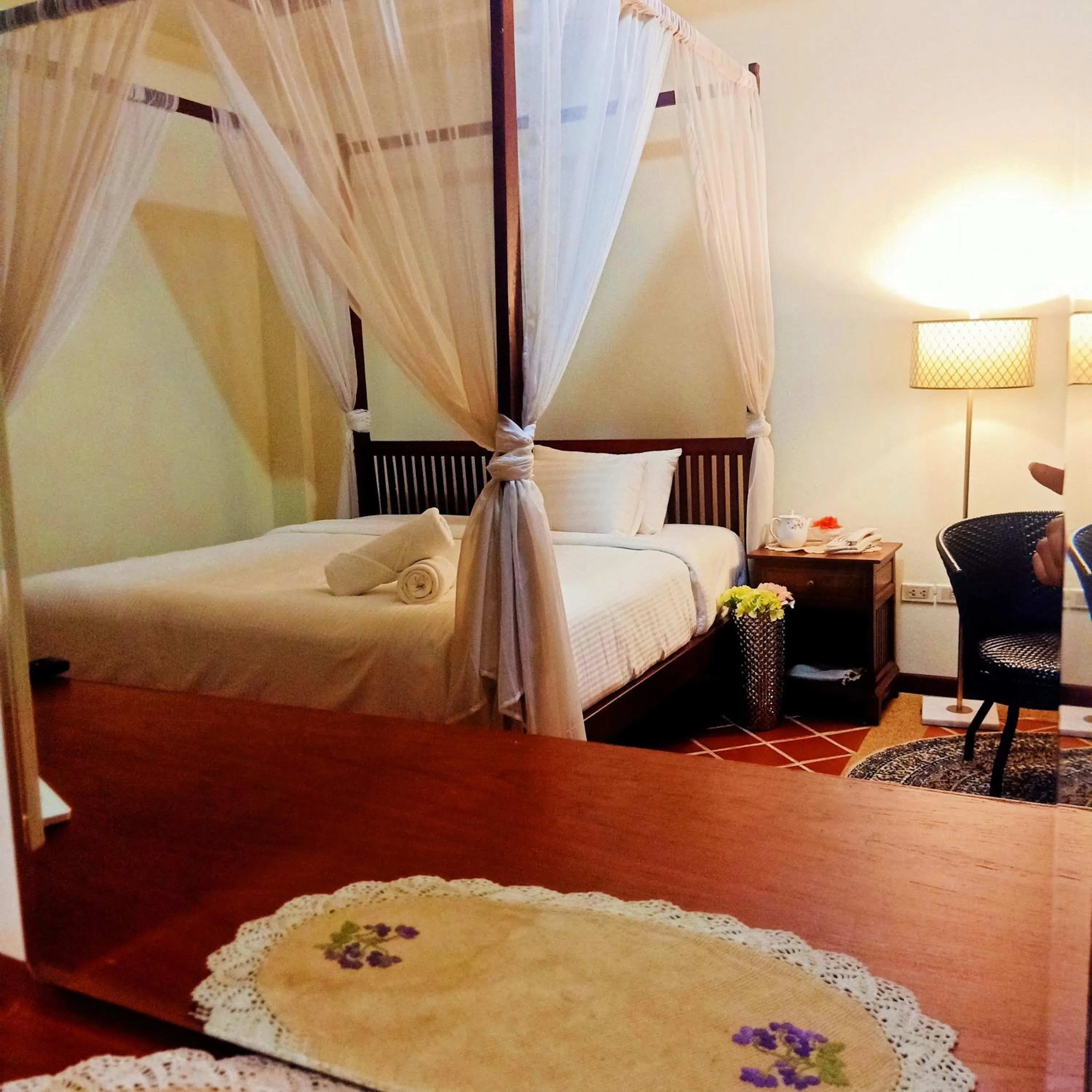 Bed in Siam Tara Resort Chiangkhong