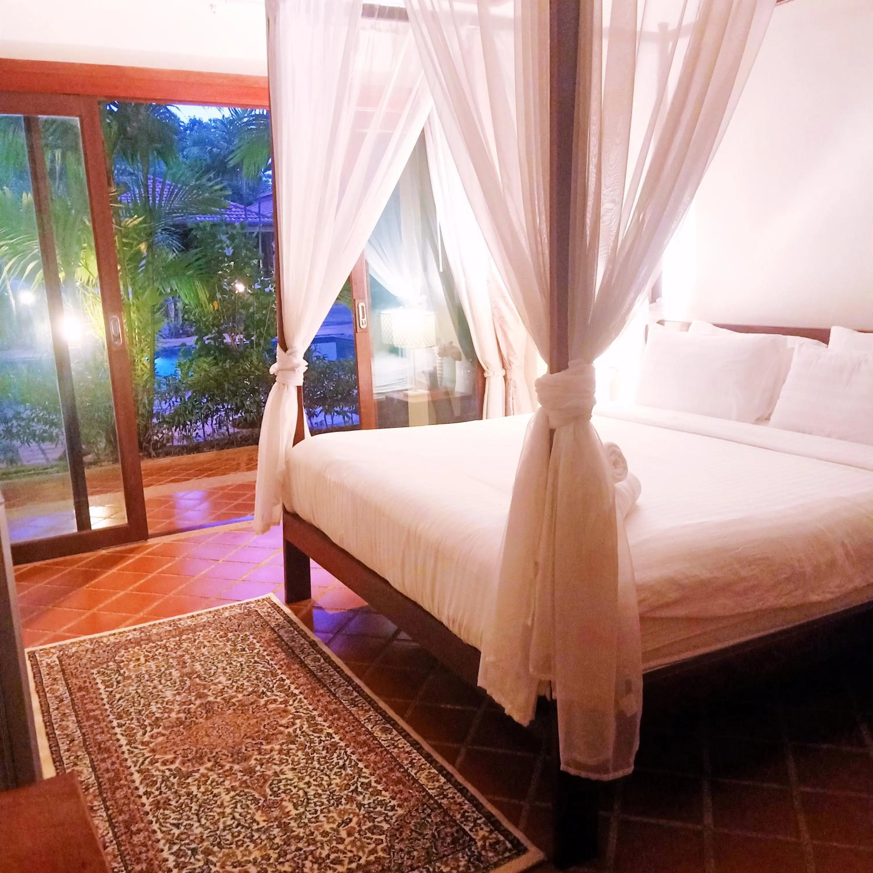 Bed in Siam Tara Resort Chiangkhong