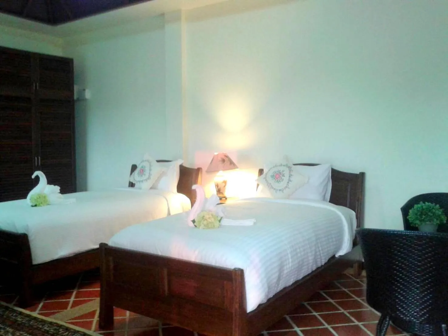 Bed in Siam Tara Resort Chiangkhong