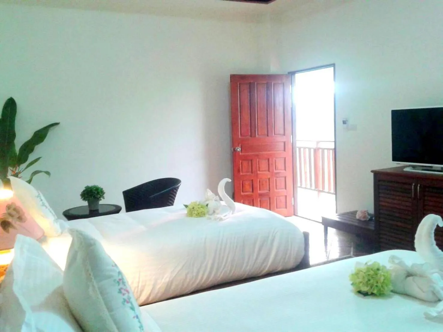 Bed in Siam Tara Resort Chiangkhong