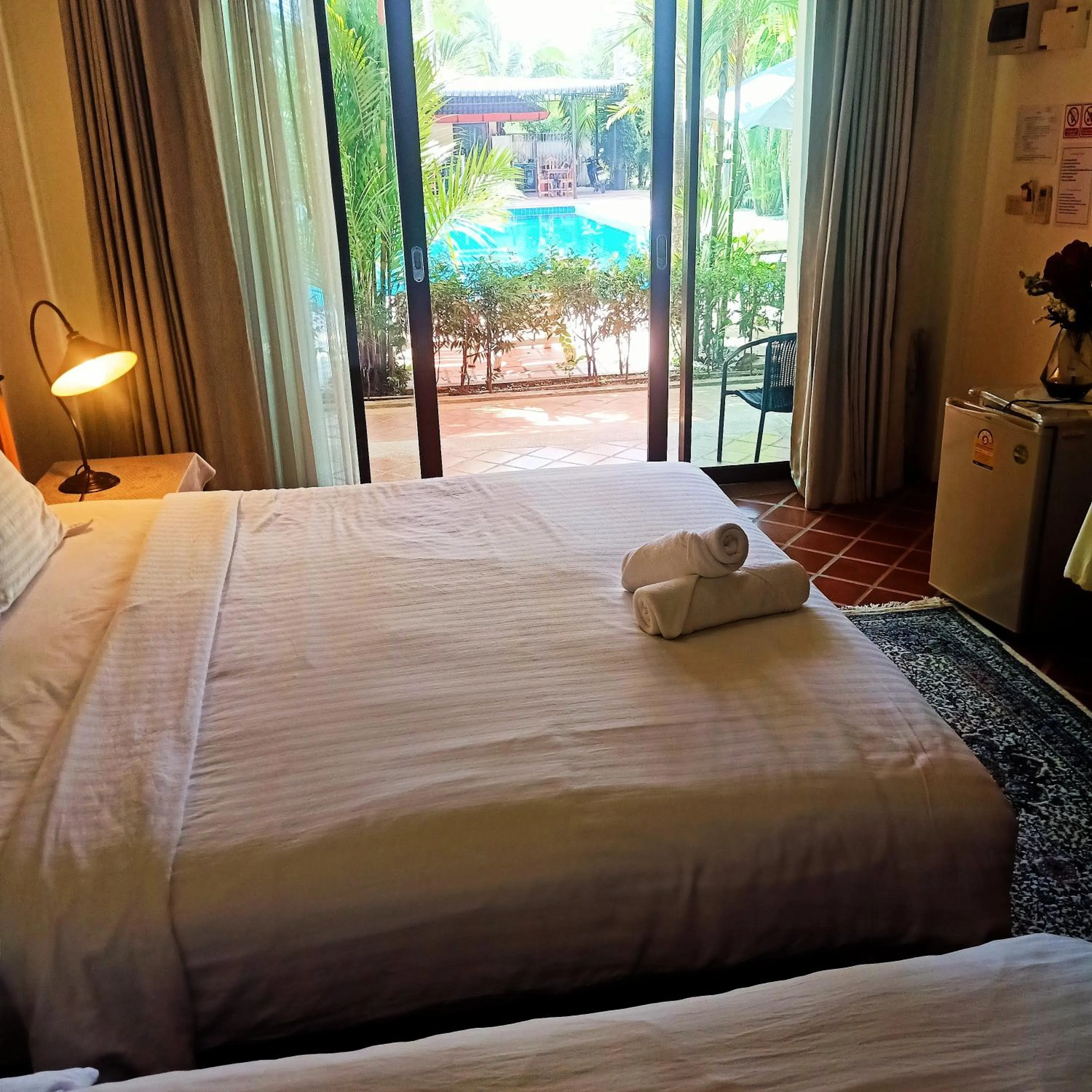 Bed in Siam Tara Resort Chiangkhong