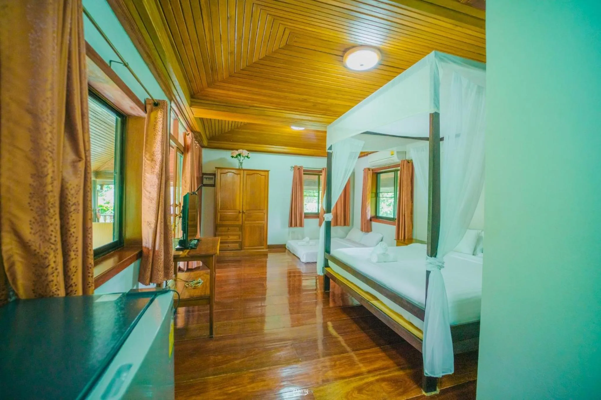 Bed in Siam Tara Resort Chiangkhong